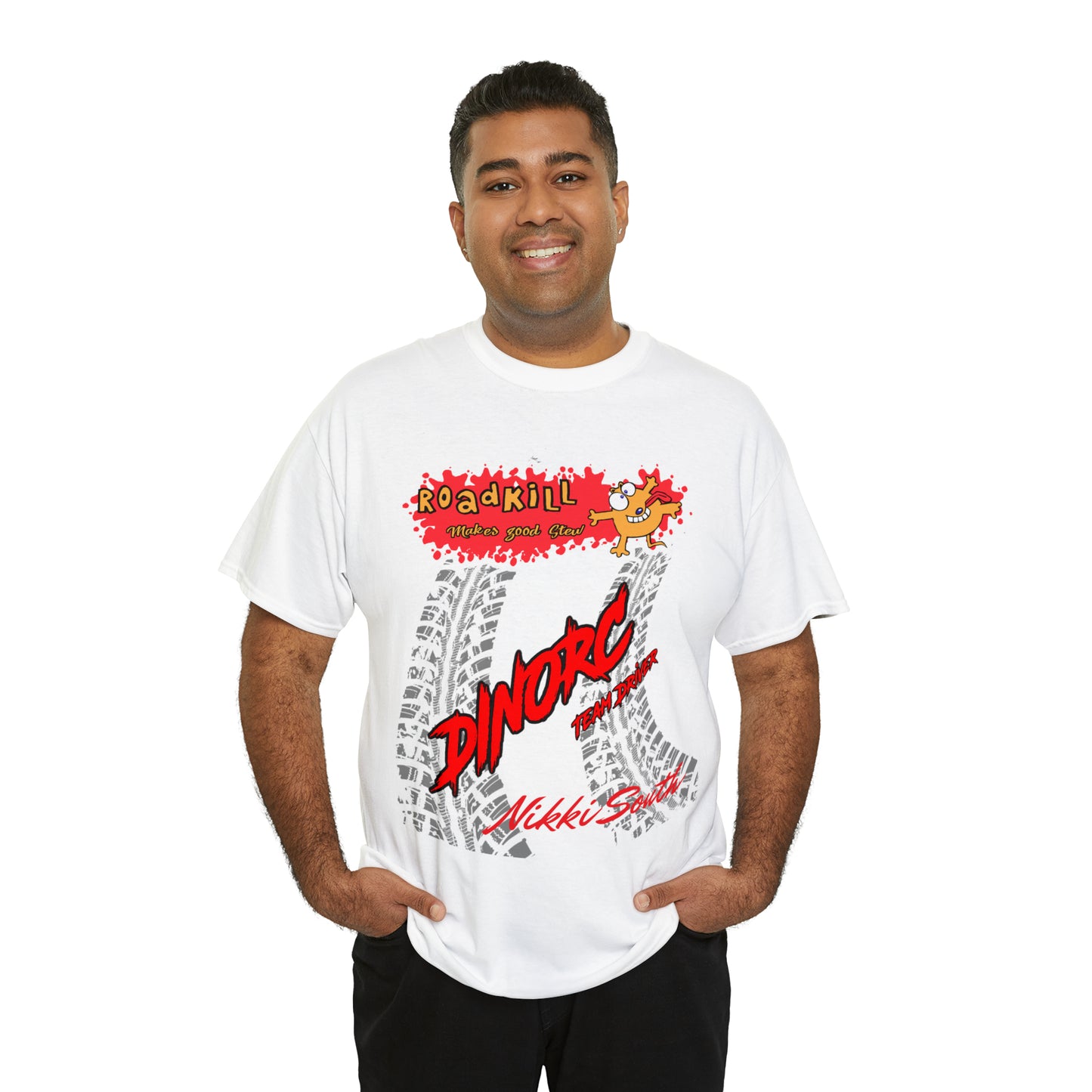 Funny Road Kill DinoRC Logo T-Shirt S-5x