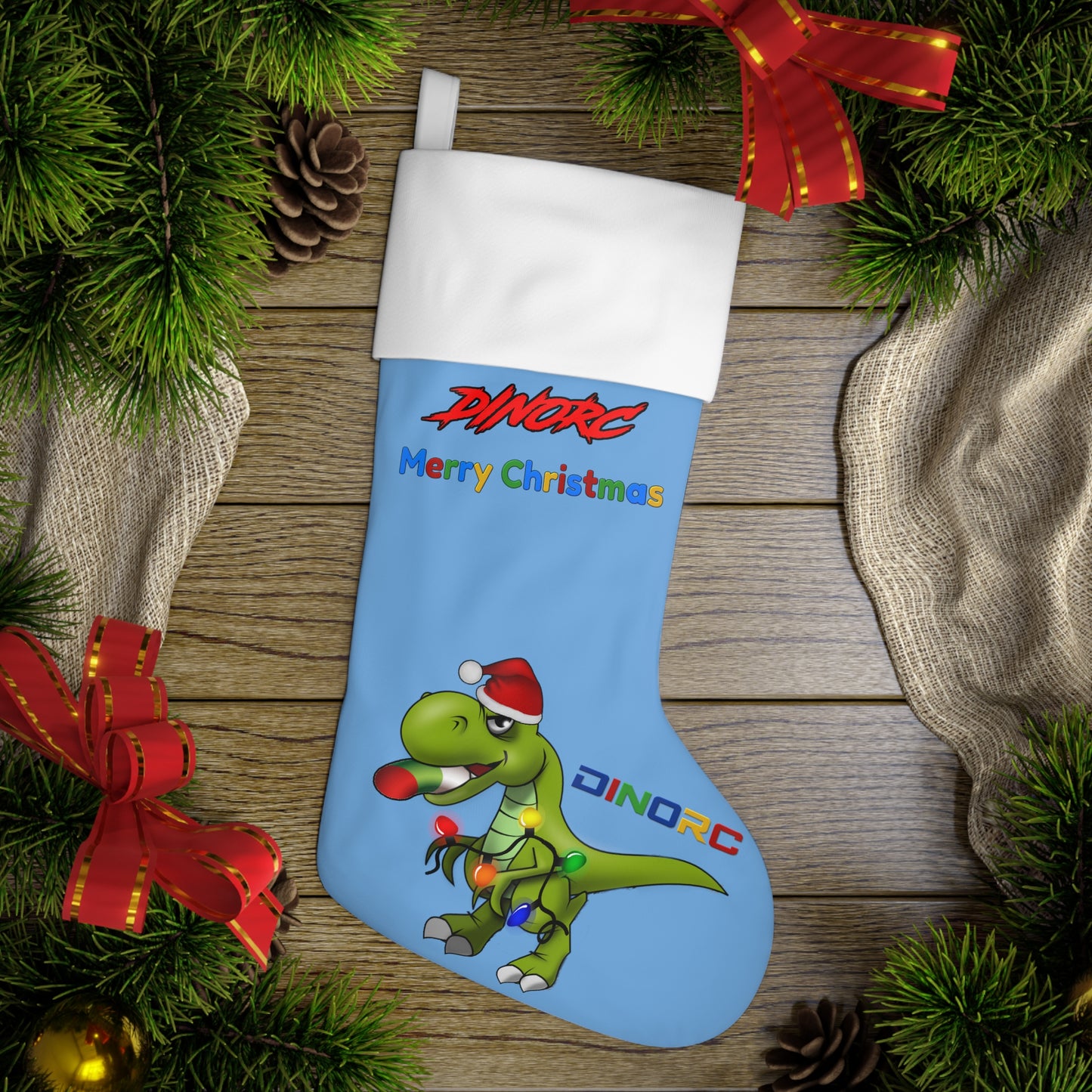 DinoRC Christmas Stocking
