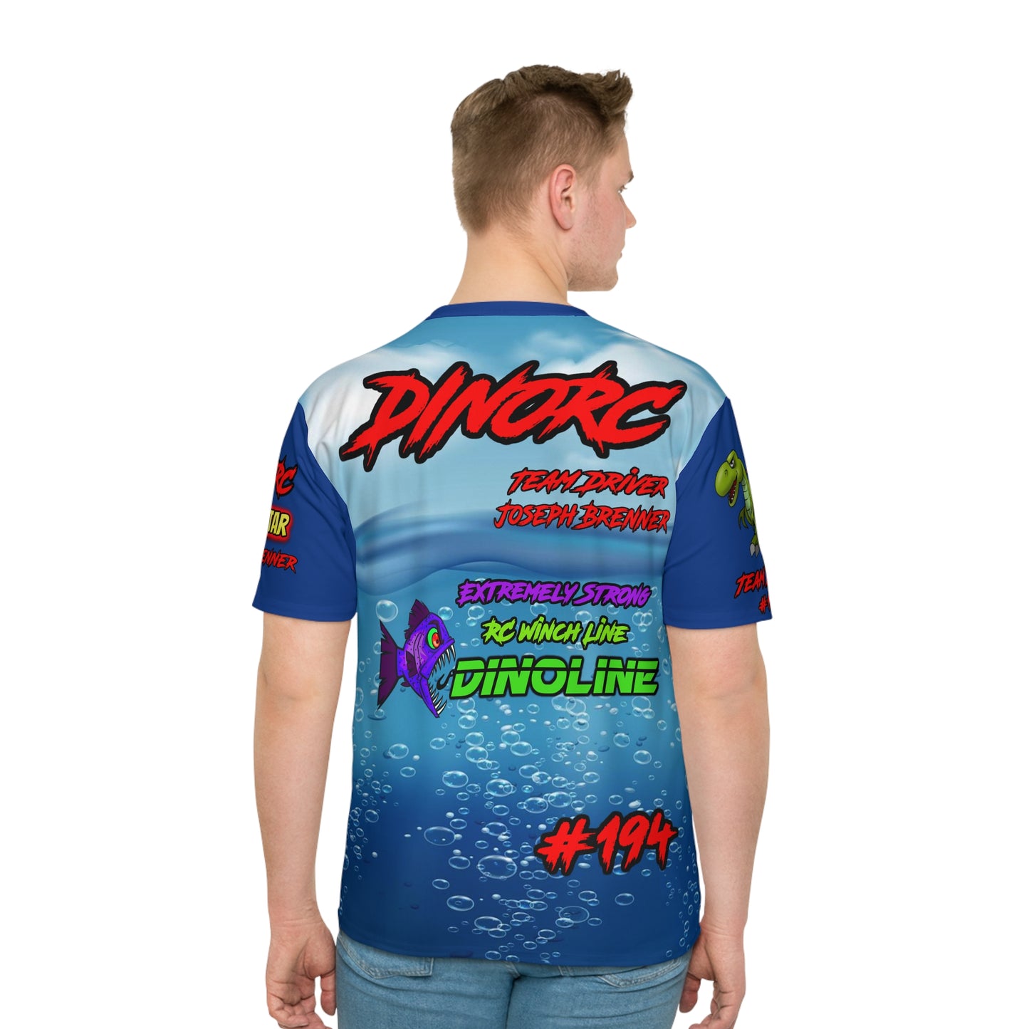 Joseph Brenner Dinoline Men's Loose T-shirt (AOP)