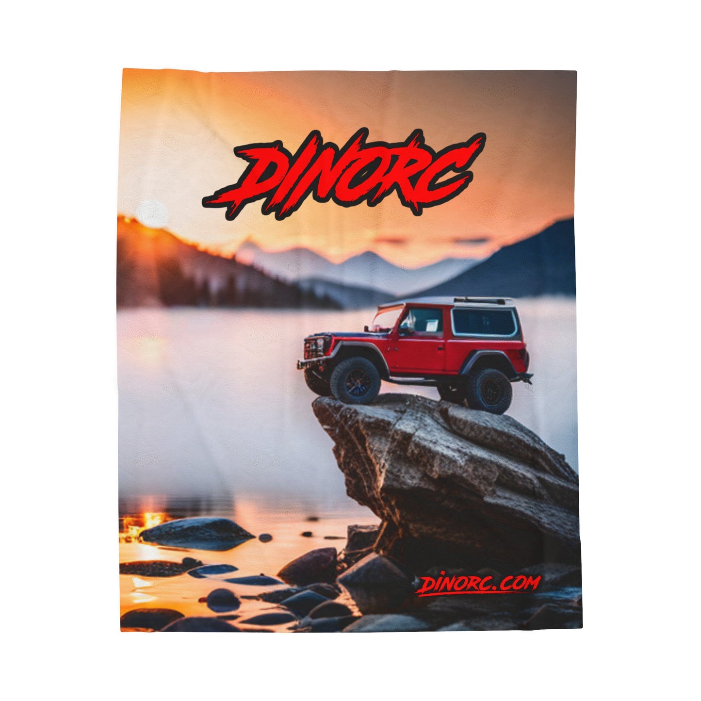 TeamDriver DinoRC Velveteen Plush Blanket