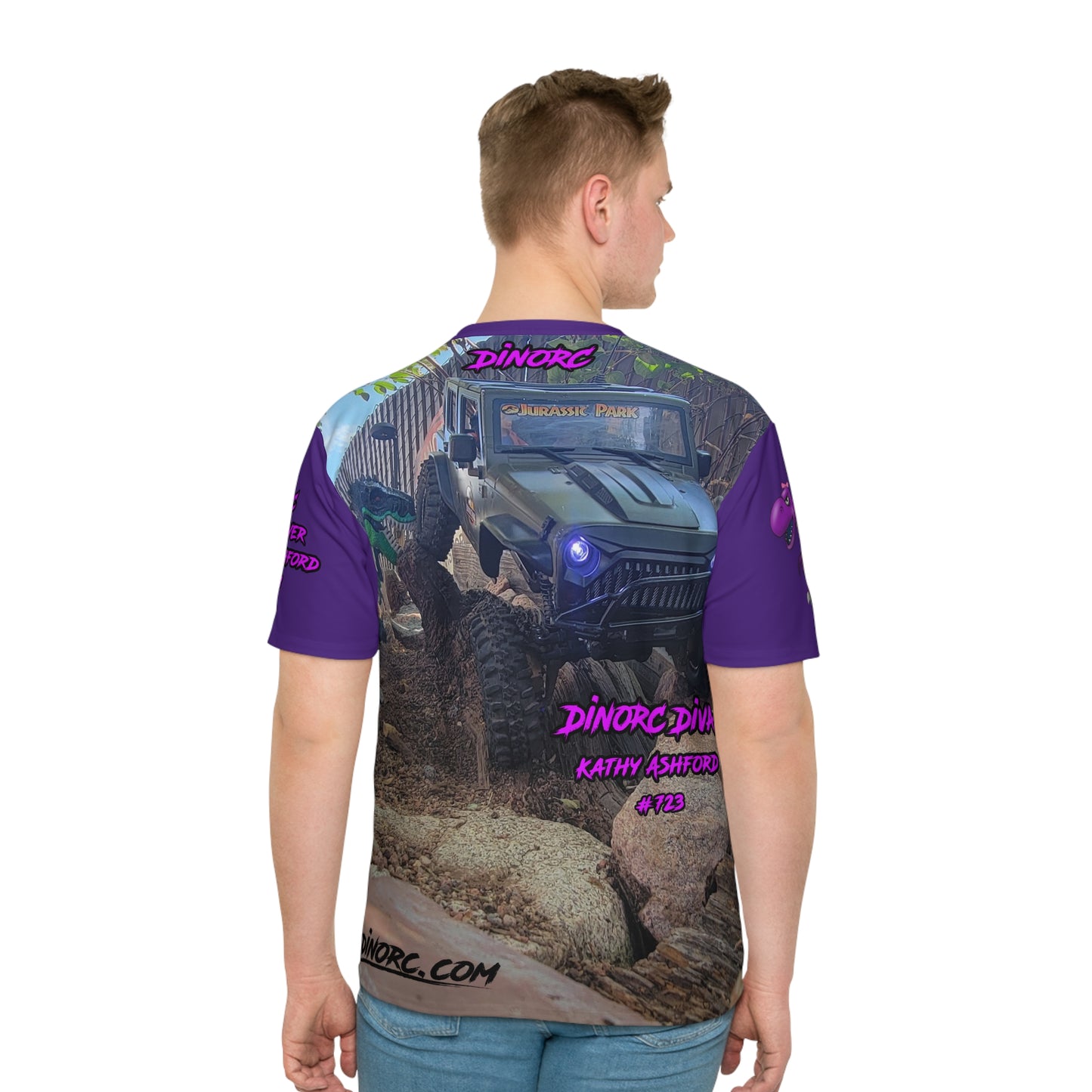 DinoRC Diva Teamdriver Kathy Ashford Loose T-shirt (AOP)