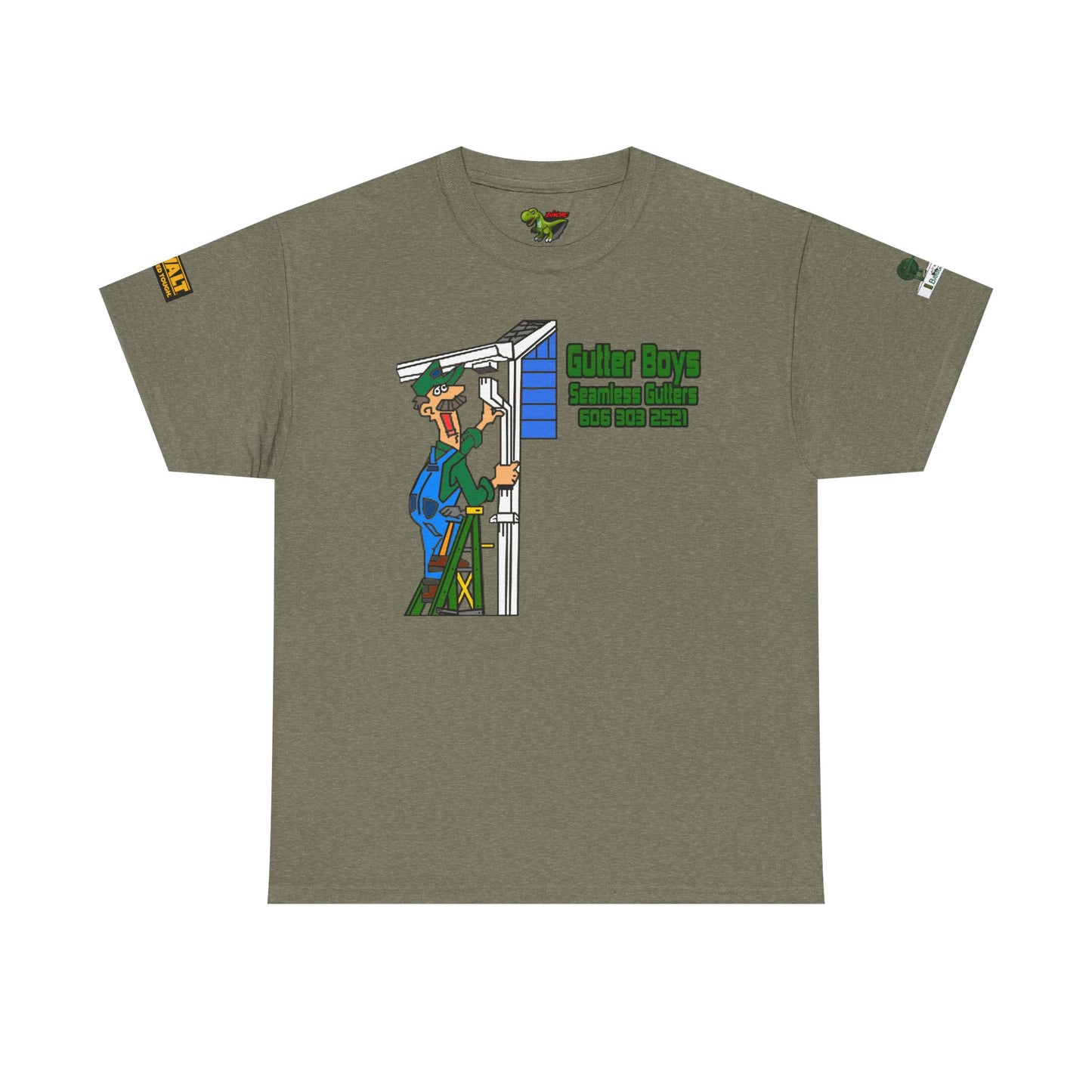 Gutter Boys Unisex Heavy Cotton Tee - Fun Contractor Graphic Shirt for Home Improvement Enthusiasts