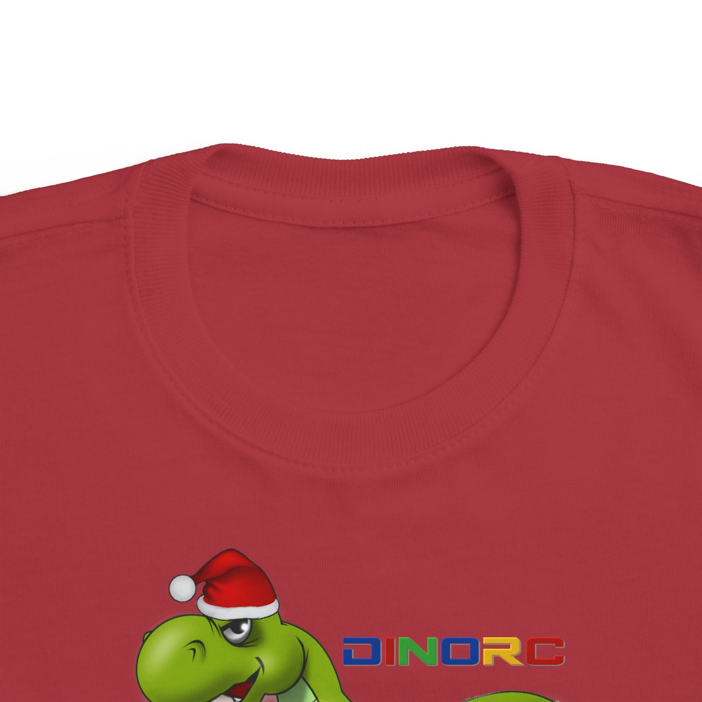 Merry Christmas DinoRC Christmas Toddler's Fine Jersey Tee