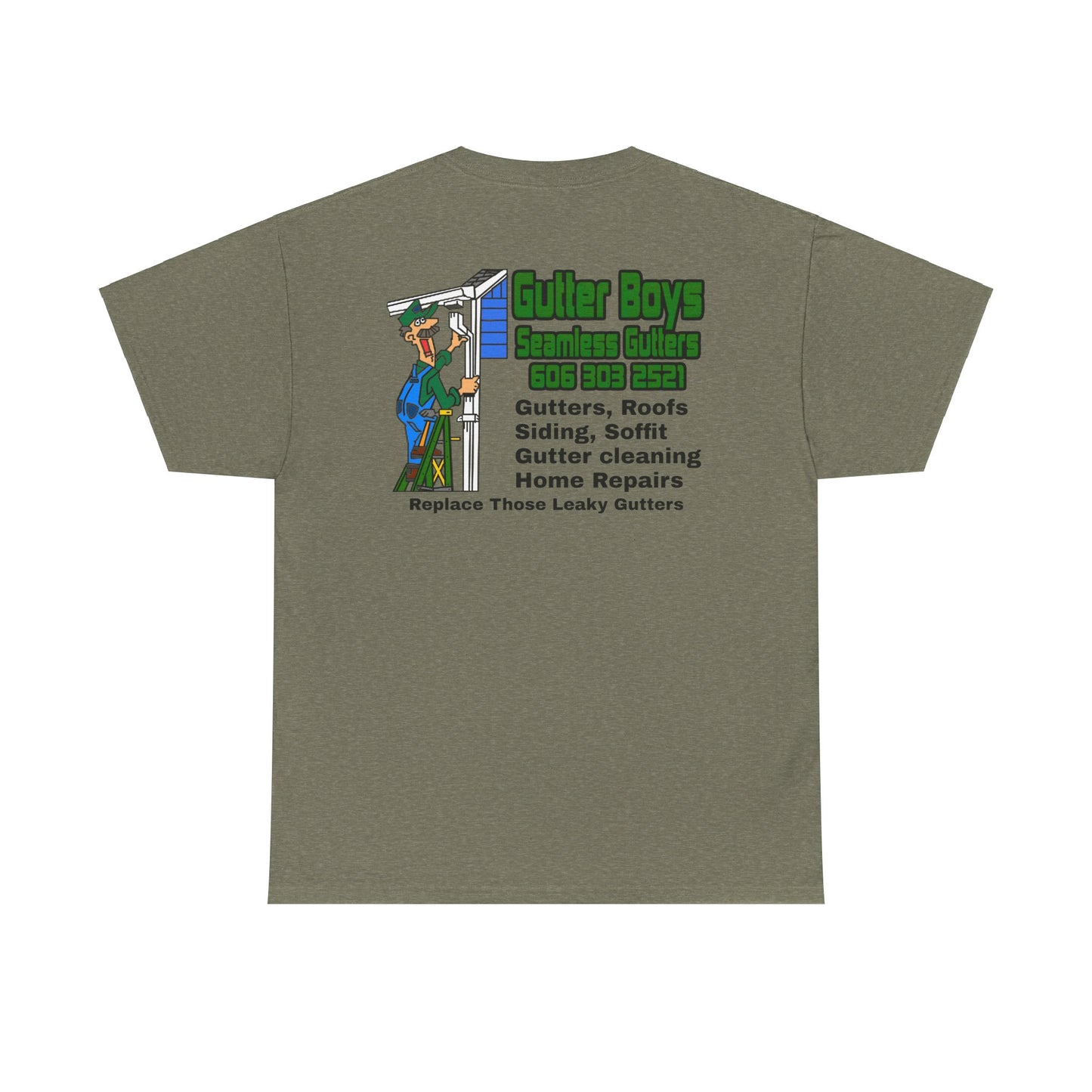 Gutter Boys work shirts Unisex Heavy Cotton Tee - Fun Contractor Graphic Shirt for Home Improvement Enthusiasts