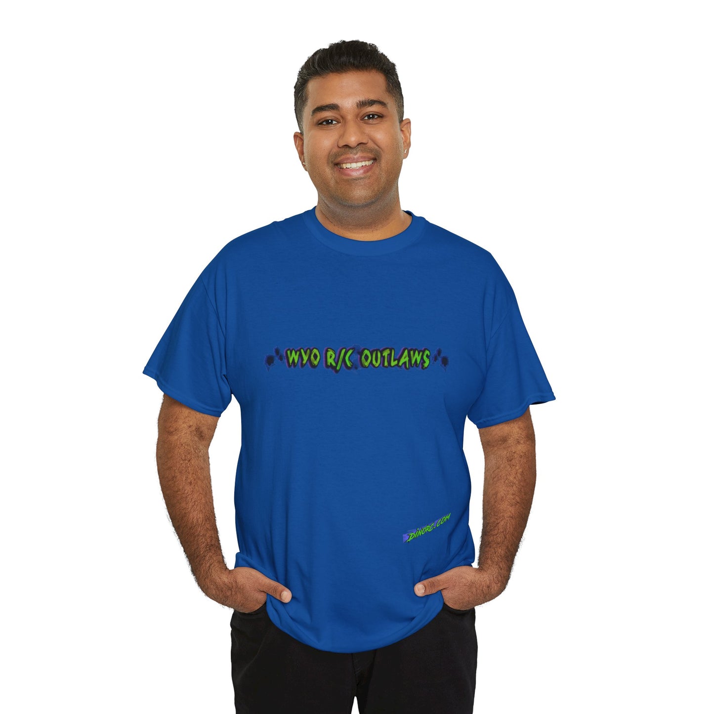 WYO R/C OUTLAWS DinoRc Logo T-Shirt S-5x Black Green