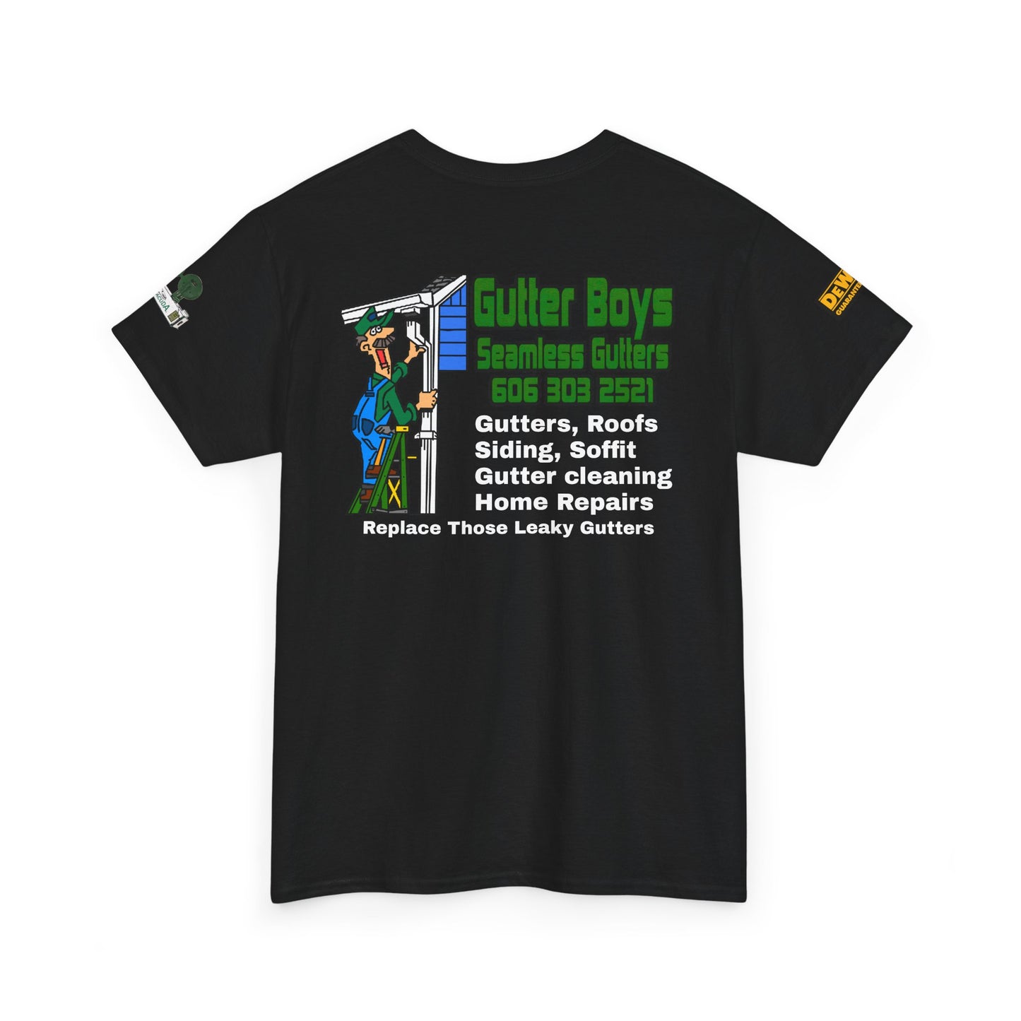 Gutter Boys Unisex Heavy Cotton Tee - Fun Contractor Graphic Shirt for Home Improvement Enthusiasts