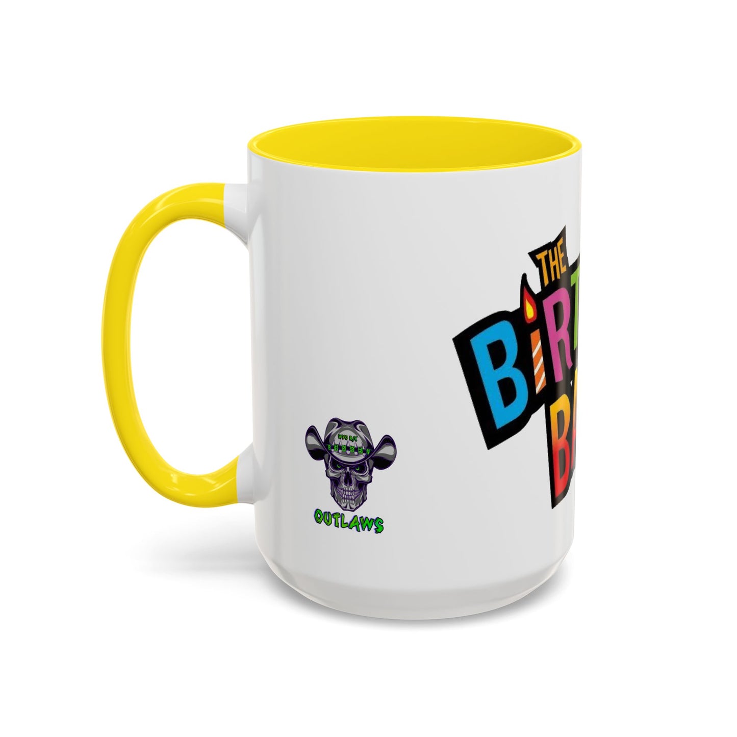 Birthday Bash Accent Coffee Mug - Fun Celebration Dino Theme