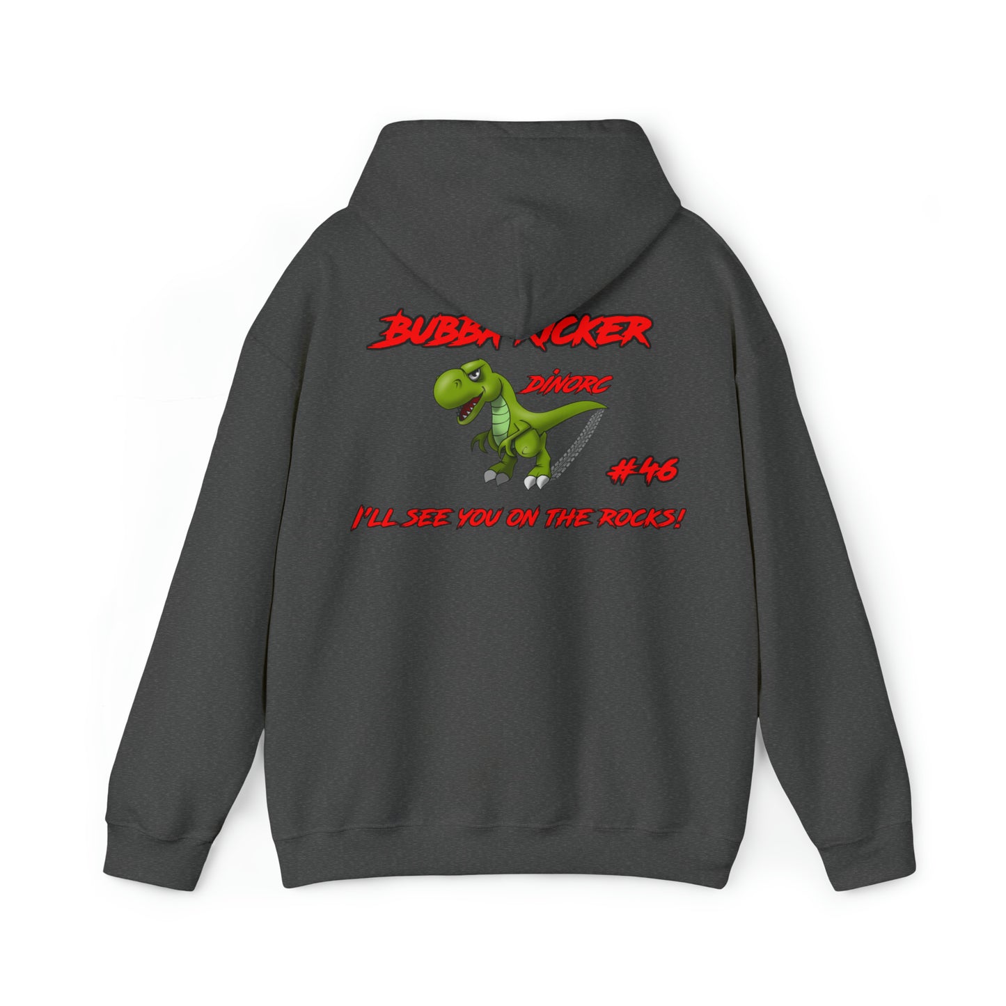 Bubba Ricker Team Driver Hooded Sweatshirt front back logo