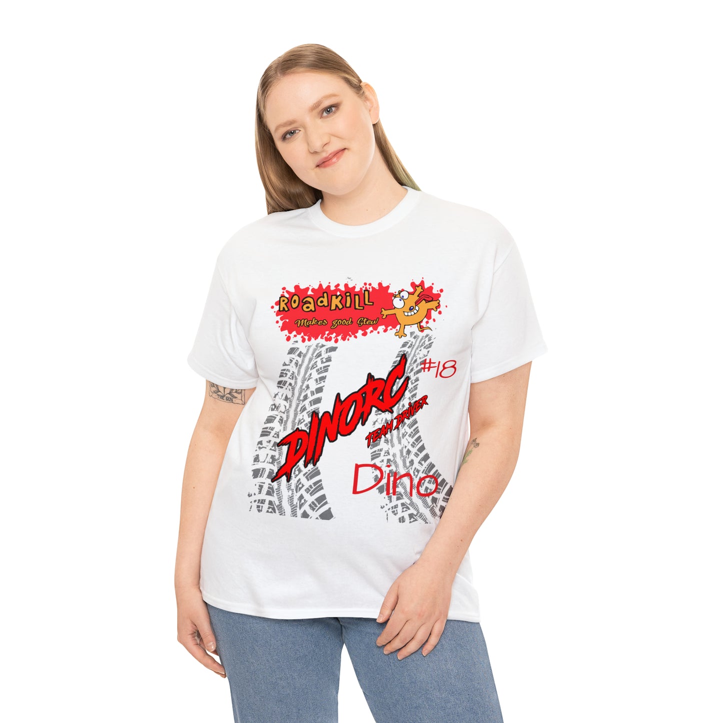 DINO's #18 Road Kill DinoRC Logo T-Shirt S-5x