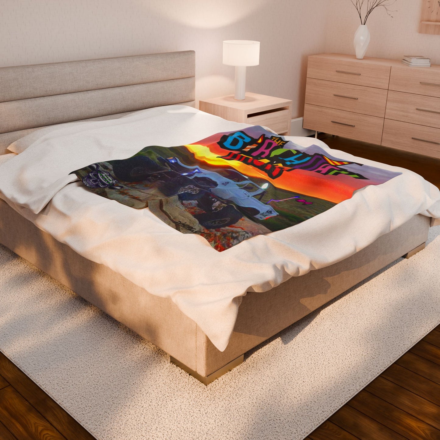 #1 Birthday Bash Velveteen Plush Blanket