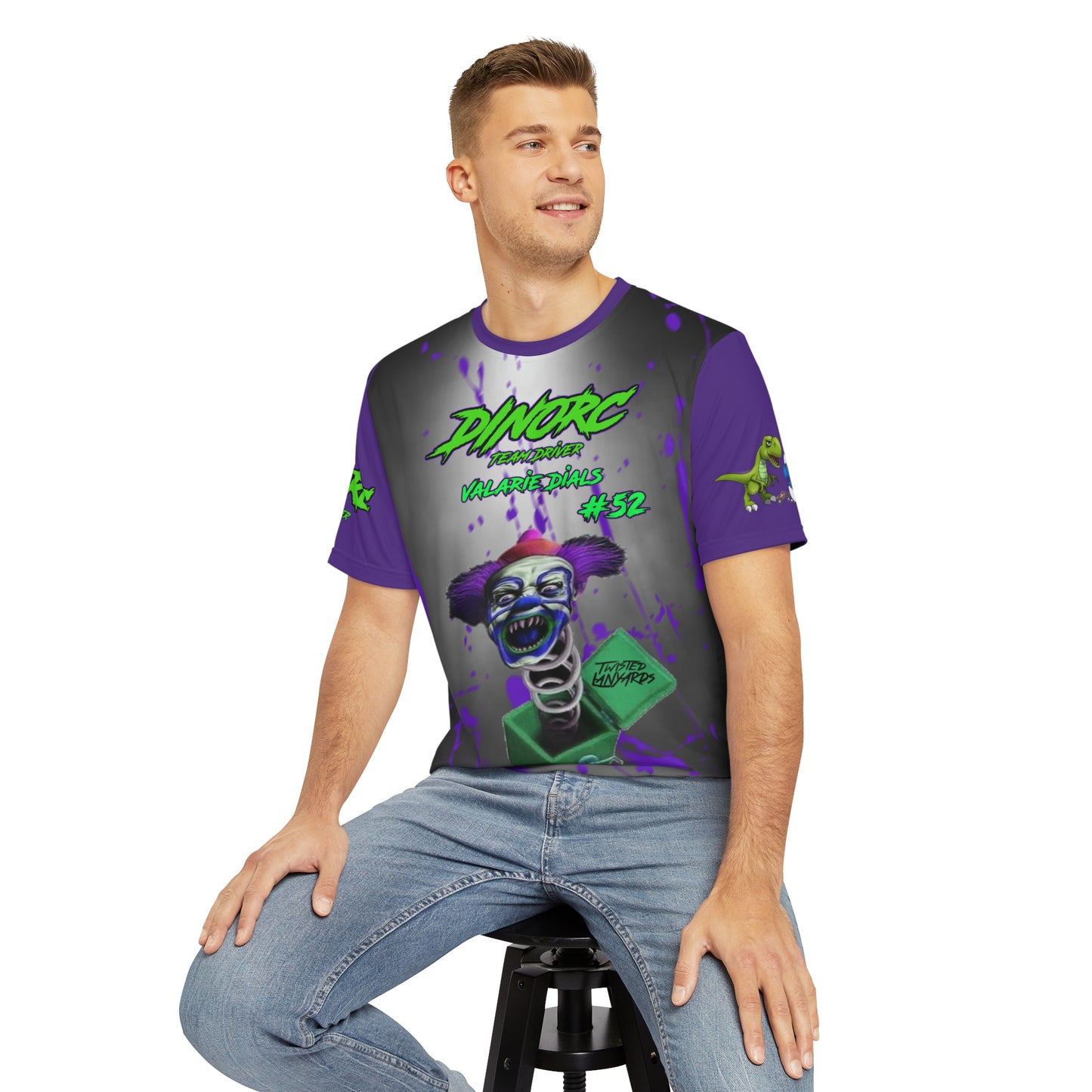Valarie Dials DinoRC Twisted Lanyards Tee (AOP)
