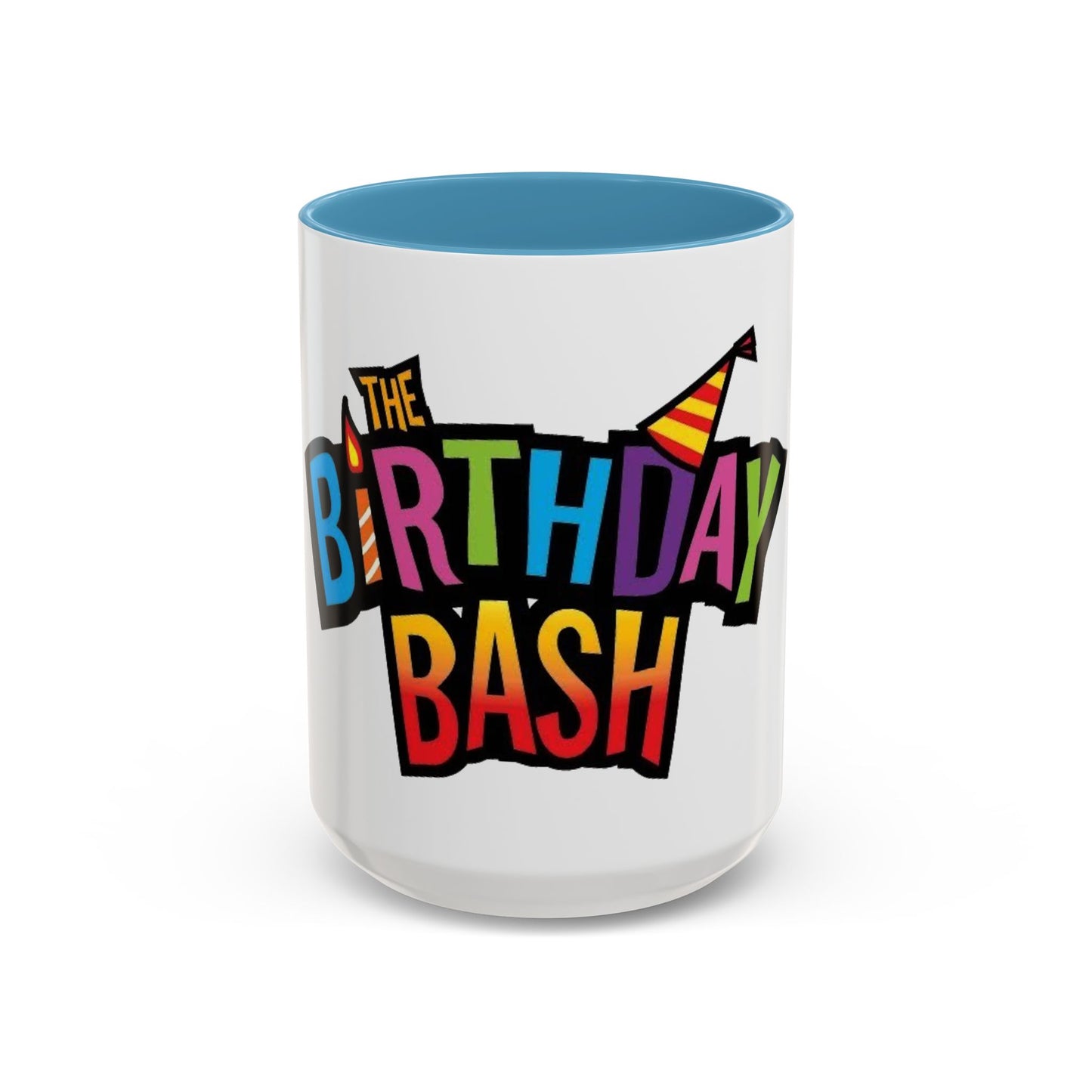 Birthday Bash Accent Coffee Mug - Fun Celebration Dino Theme