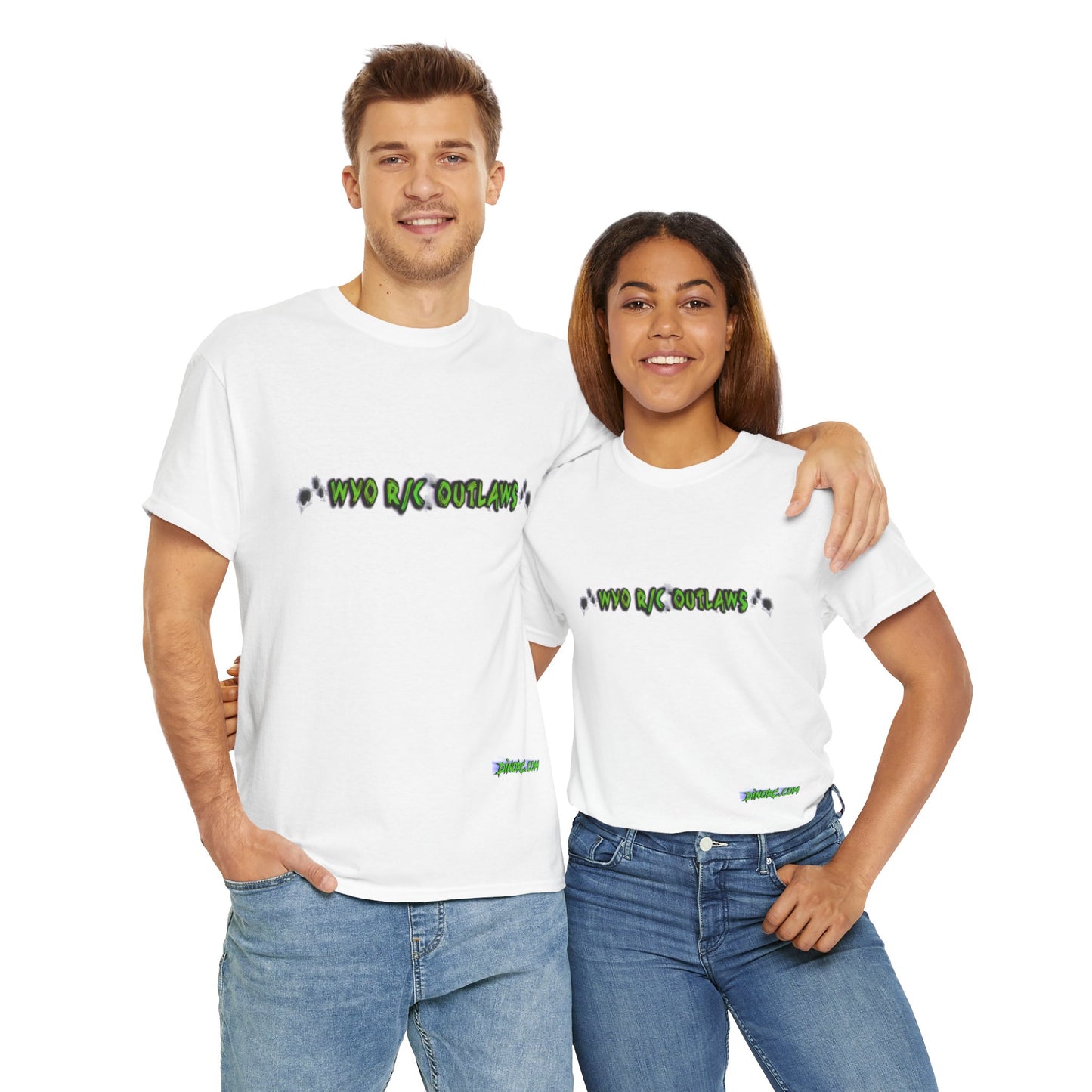WYO R/C OUTLAWS DinoRc Logo T-Shirt S-5x Black Green