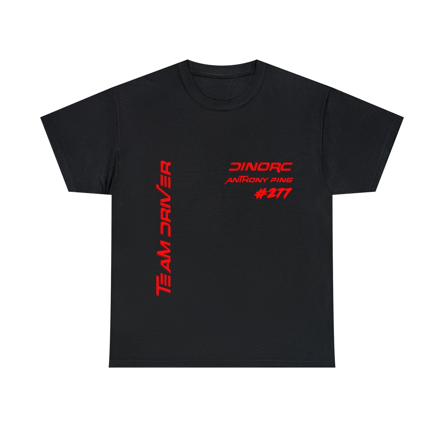 Anthony Ping Team Driver DinoRc logo Front and Back DinoRc Logo T-Shirt S-5x 5 colors