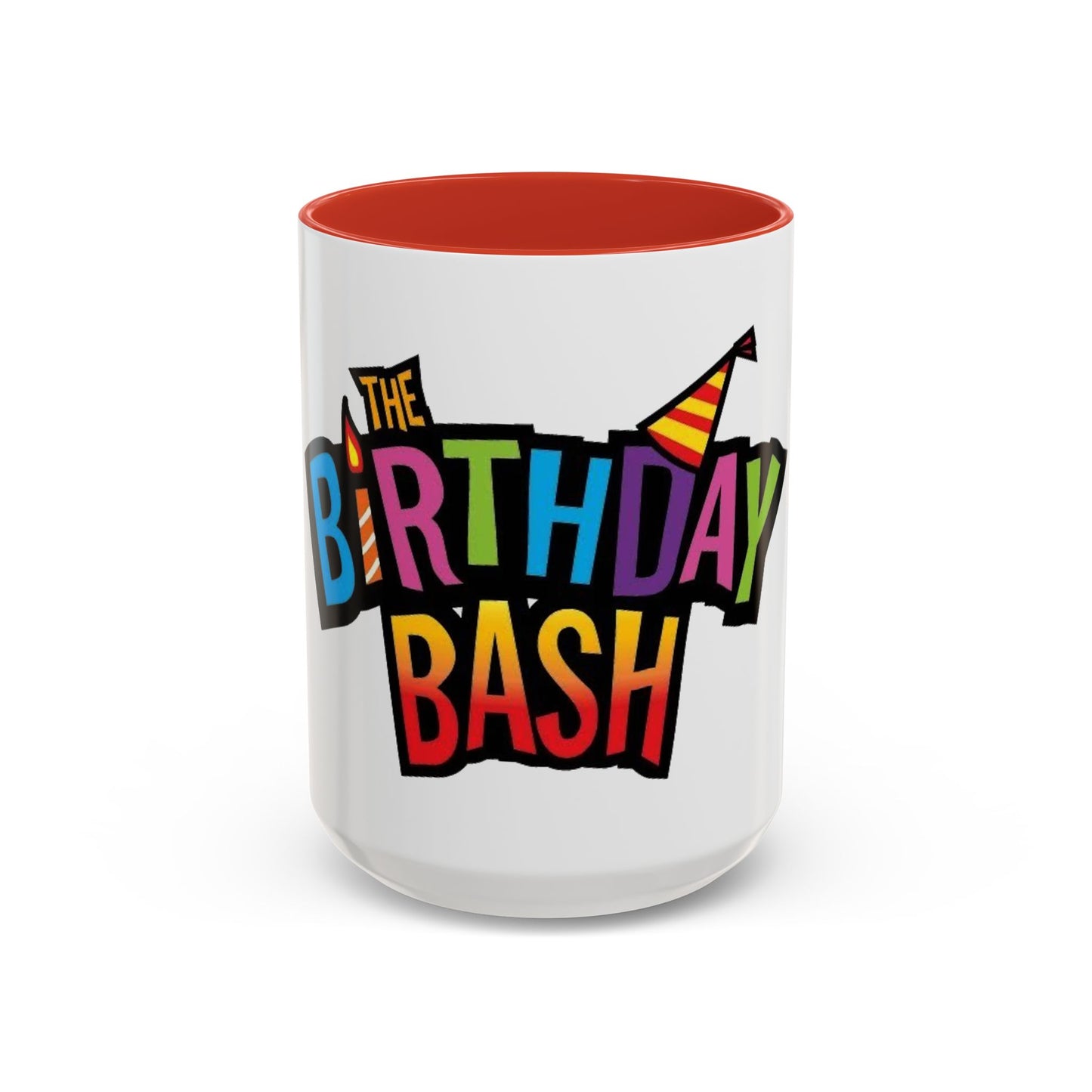 Birthday Bash Accent Coffee Mug - Fun Celebration Dino Theme