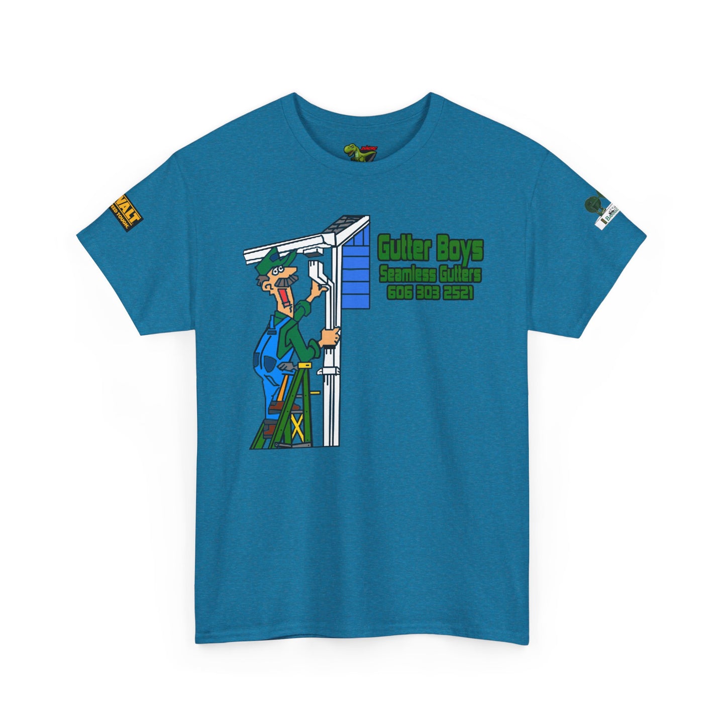 Gutter Boys Unisex Heavy Cotton Tee - Fun Contractor Graphic Shirt for Home Improvement Enthusiasts
