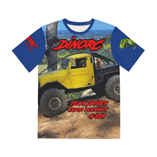 Jason Mcknight Blue sleeves DinoRC Team Driver Shirt (AOP)