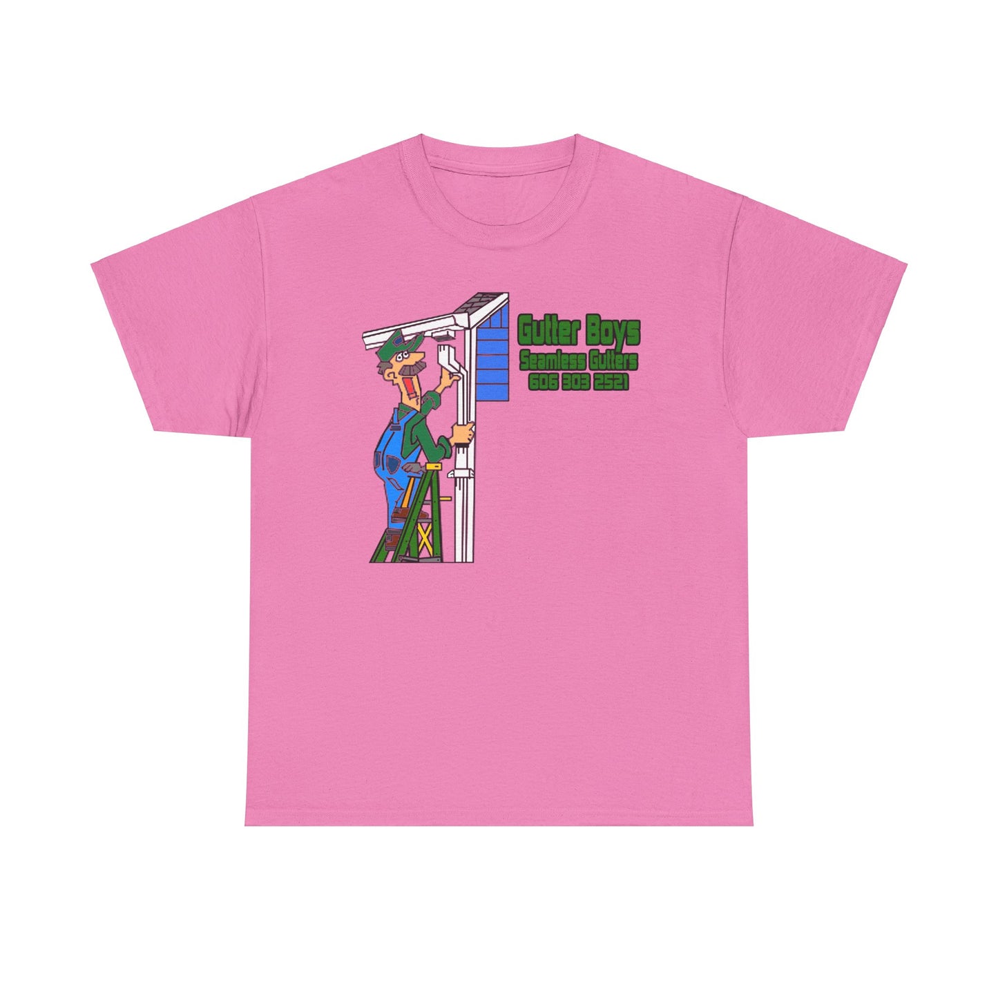 Gutter Boys work shirts Unisex Heavy Cotton Tee - Fun Contractor Graphic Shirt for Home Improvement Enthusiasts