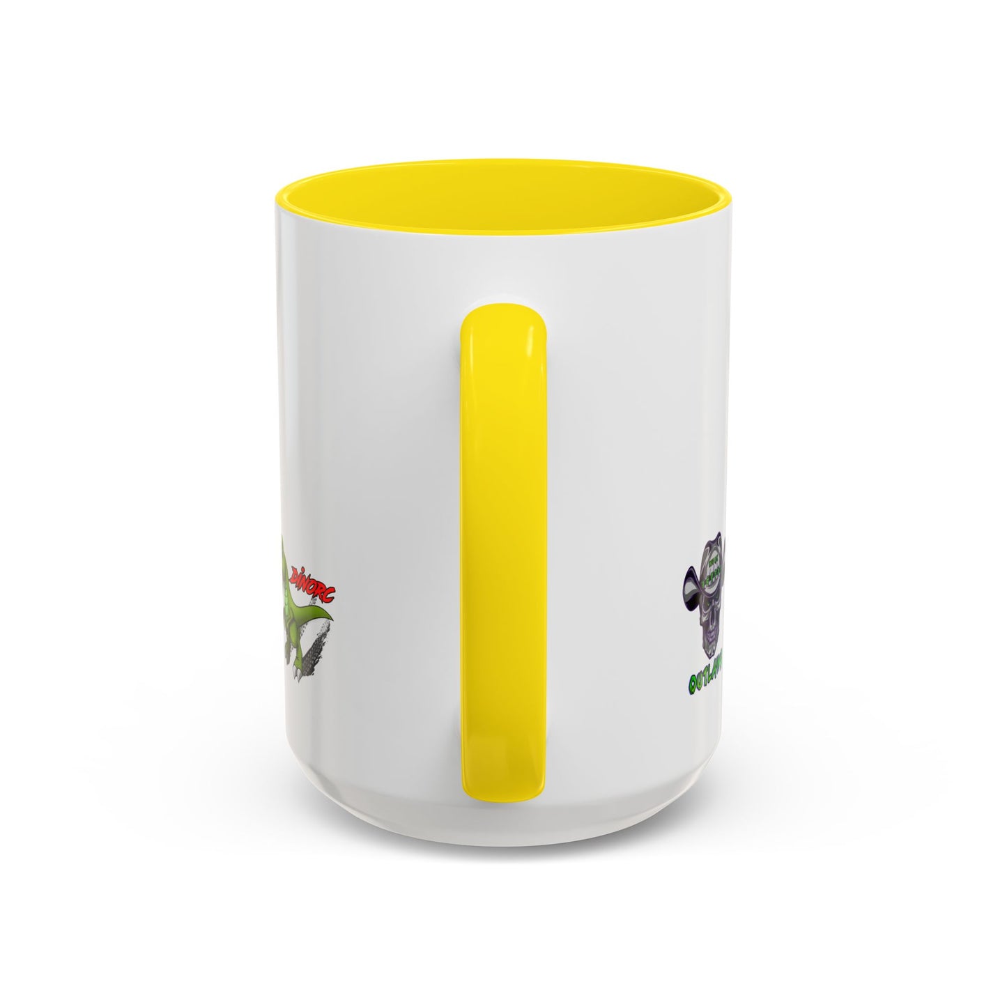 Birthday Bash Accent Coffee Mug - Fun Celebration Dino Theme