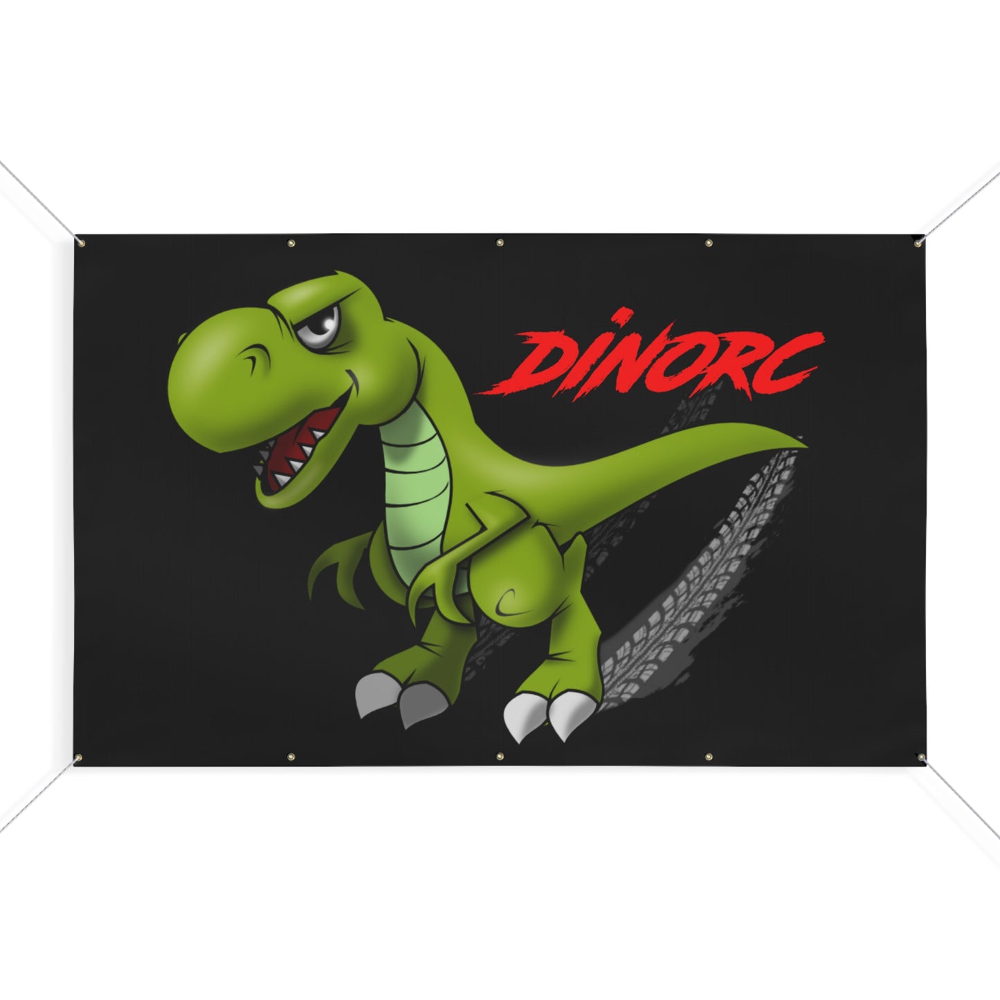 Dinosaur Party Banner, Kid's Birthday Decor, Playful Dinosaurs Theme, Dinosaur Wall Art, Matte Fabric Banner