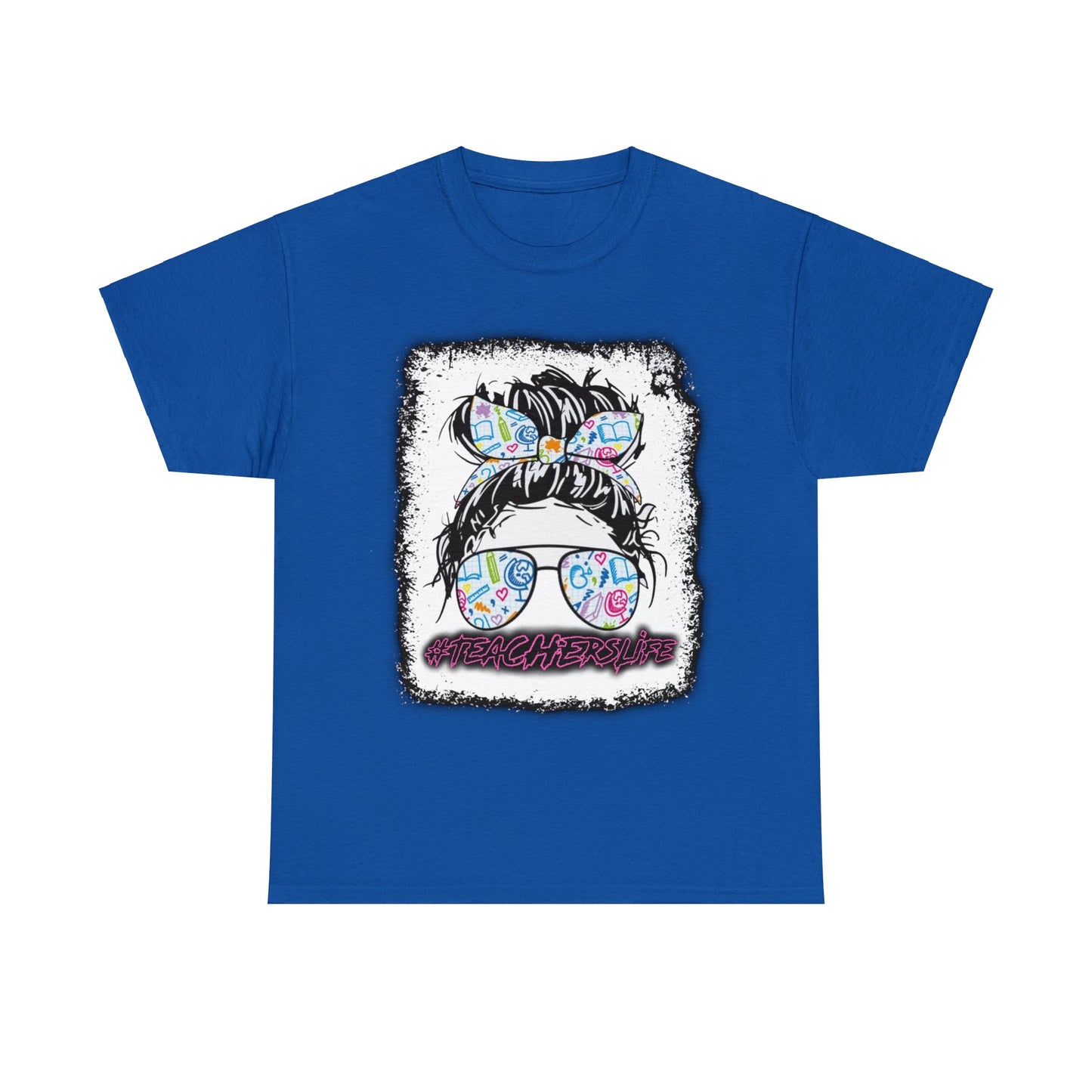 Teacher Life Logo Front Back T-Shirt 10 colors S-5x
