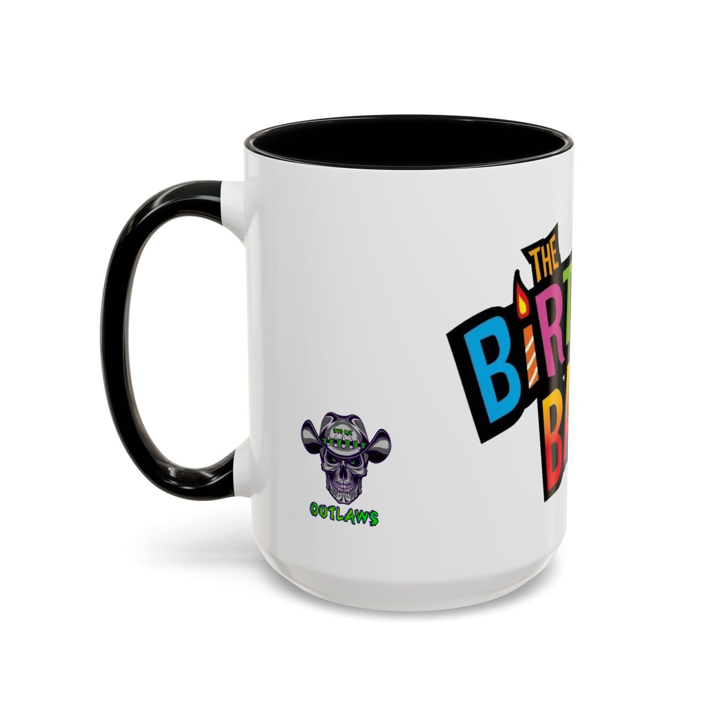 Birthday Bash Accent Coffee Mug - Fun Celebration Dino Theme