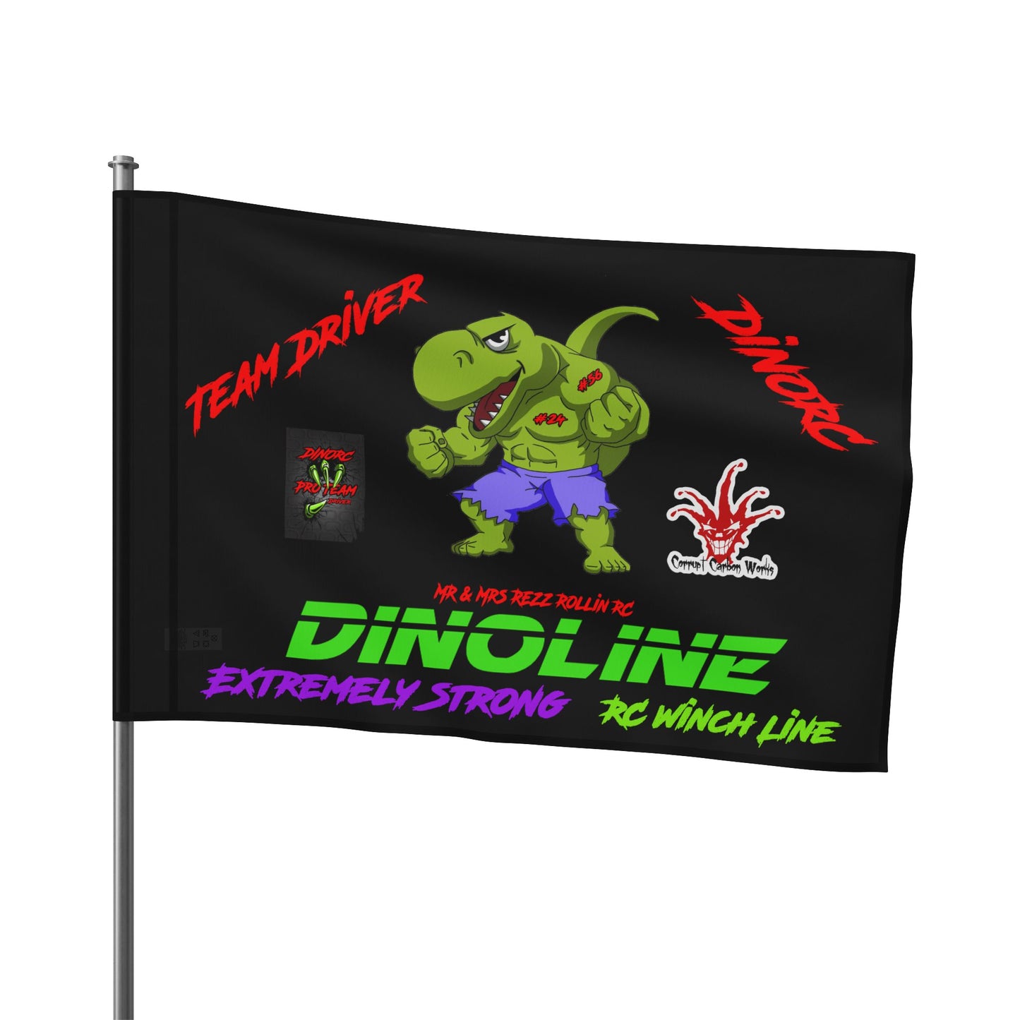 Rezz Rollin RC Team driver Flag