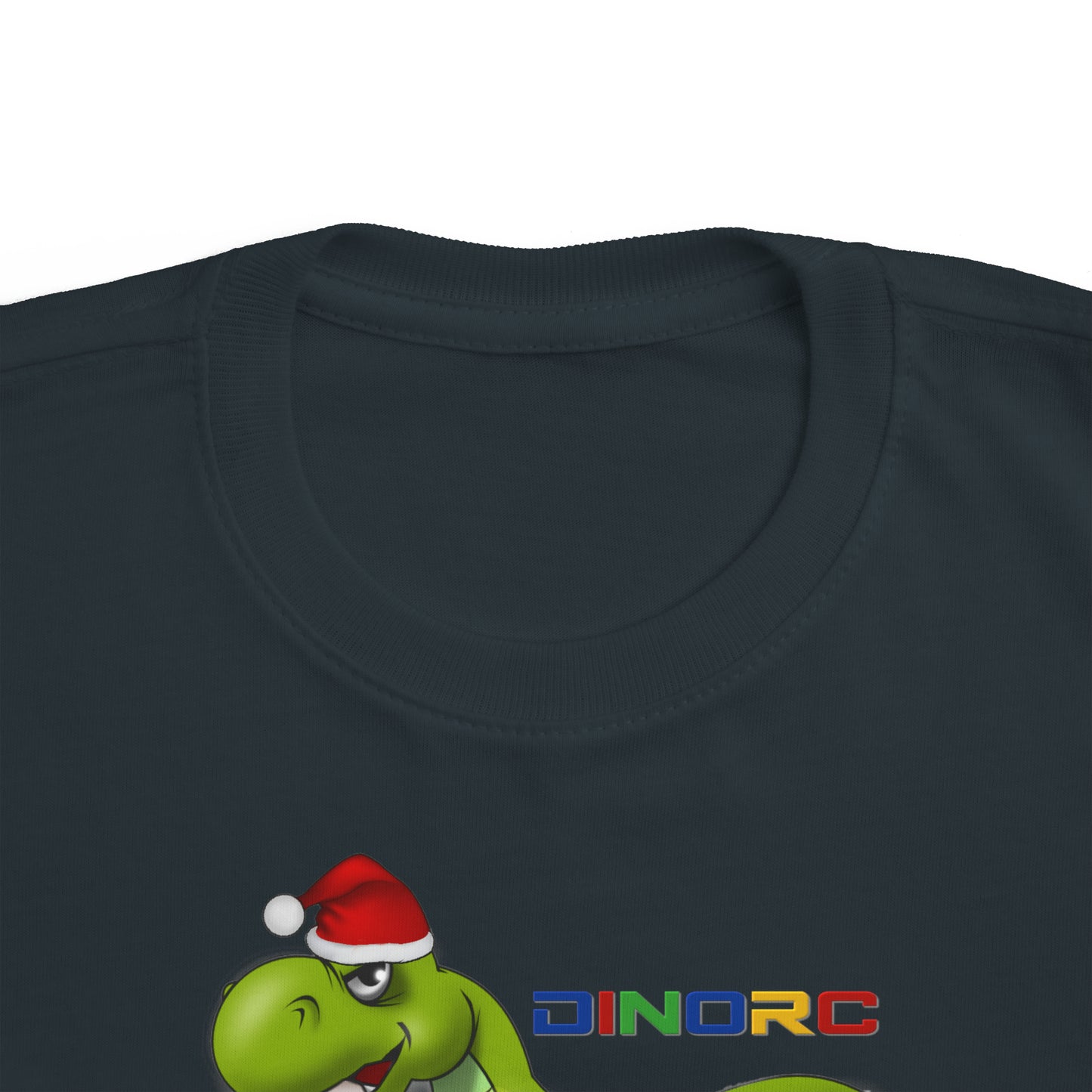 Merry Christmas DinoRC Christmas Toddler's Fine Jersey Tee