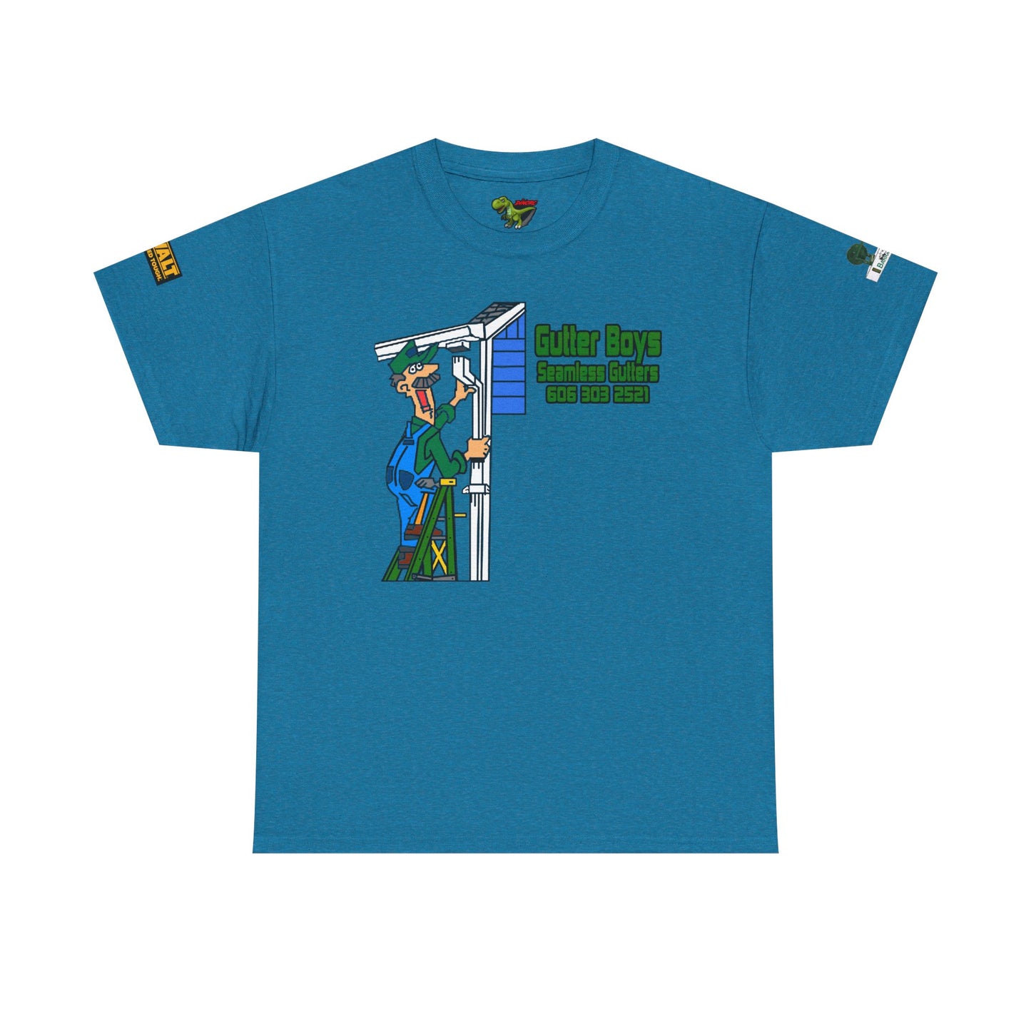 Gutter Boys Unisex Heavy Cotton Tee - Fun Contractor Graphic Shirt for Home Improvement Enthusiasts