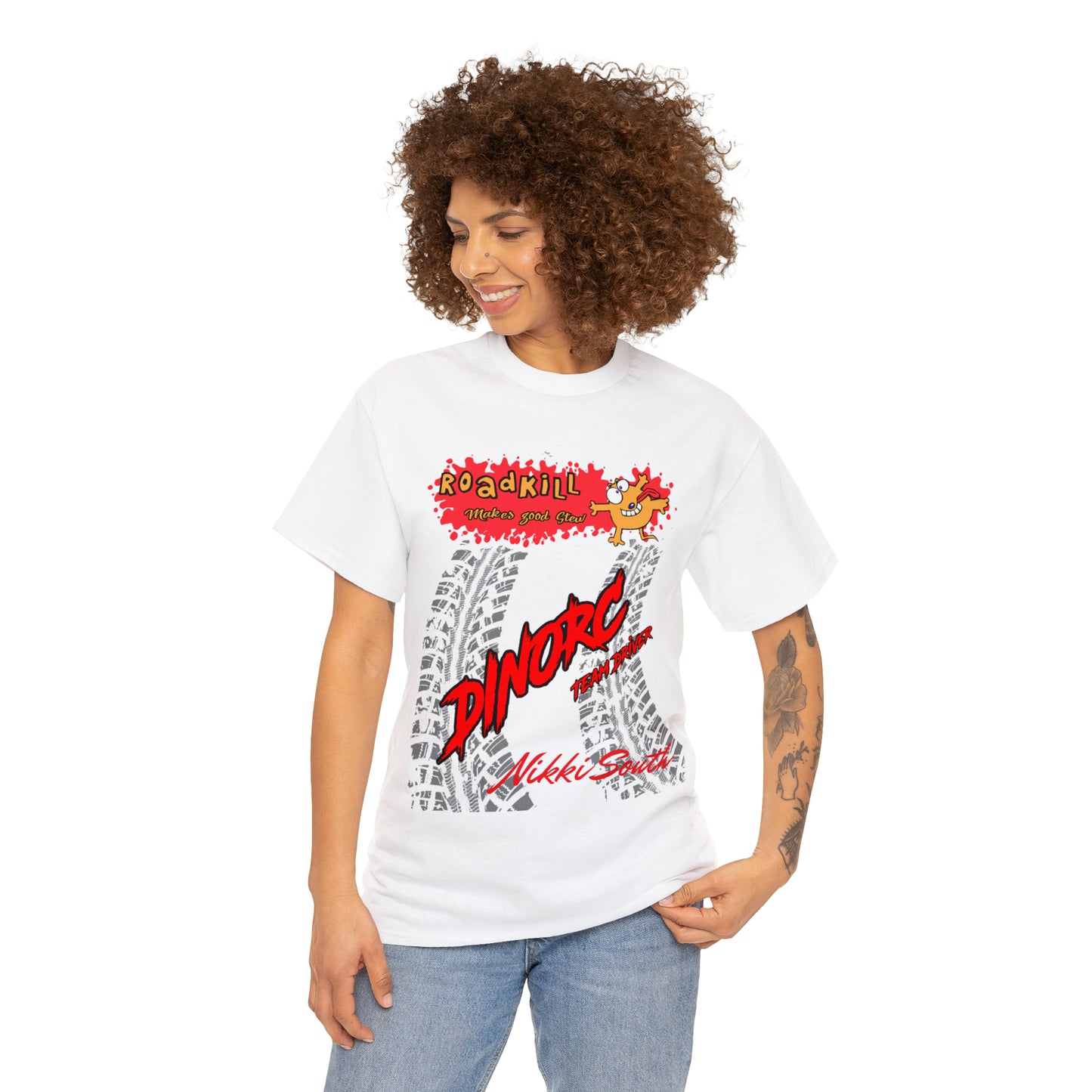 Funny Road Kill DinoRC Logo T-Shirt S-5x