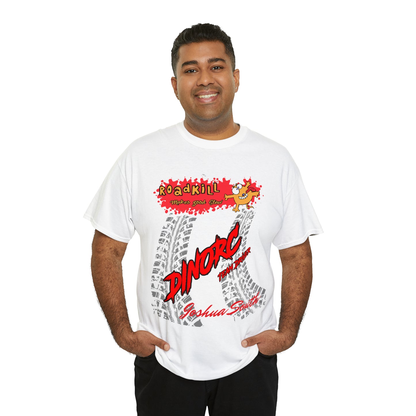 Joshua South of Funny Road Kill DinoRC Logo T-Shirt S-5x