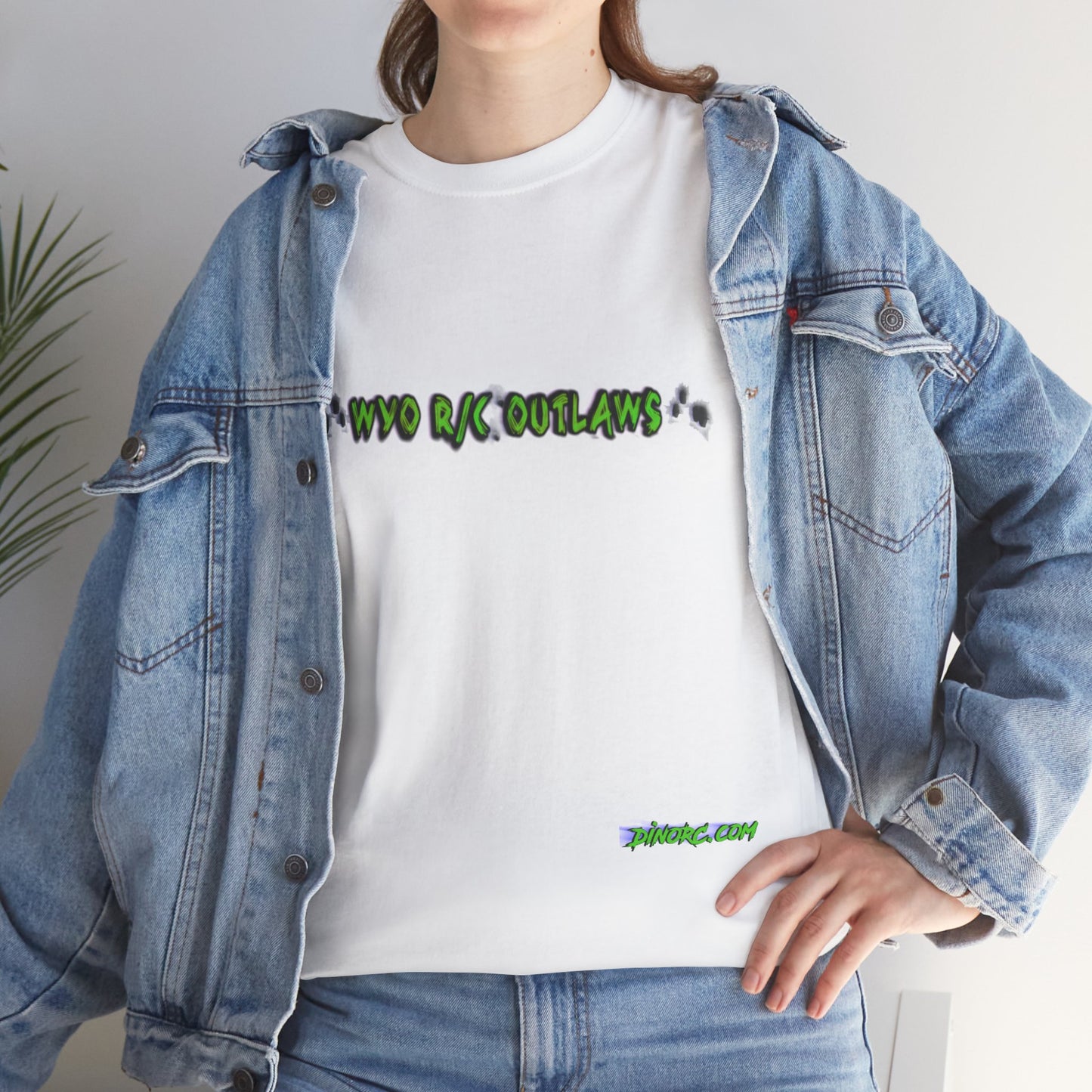 WYO R/C OUTLAWS DinoRc Logo T-Shirt S-5x Black Green