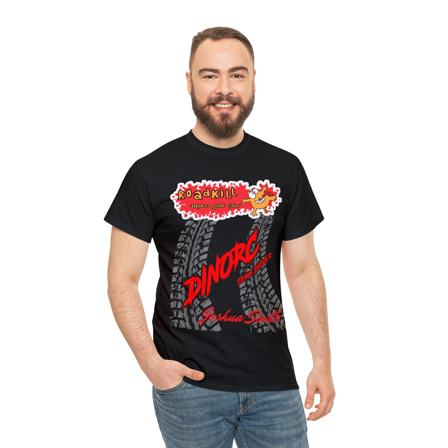 Joshua South of Funny Road Kill DinoRC Logo T-Shirt S-5x