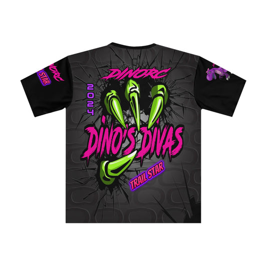 Dino Divas Claw Team Driver Shirt Loose T-shirt (AOP)