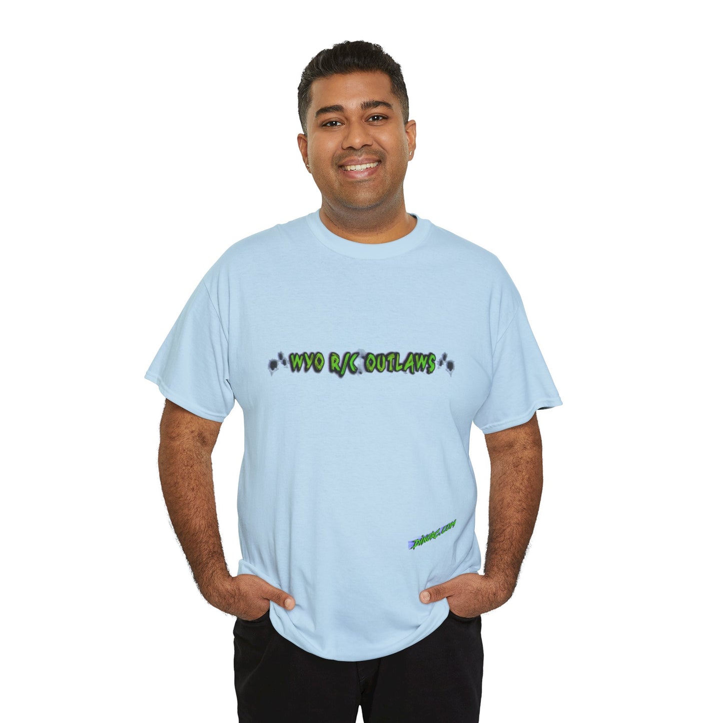 WYO R/C OUTLAWS DinoRc Logo T-Shirt S-5x Black Green