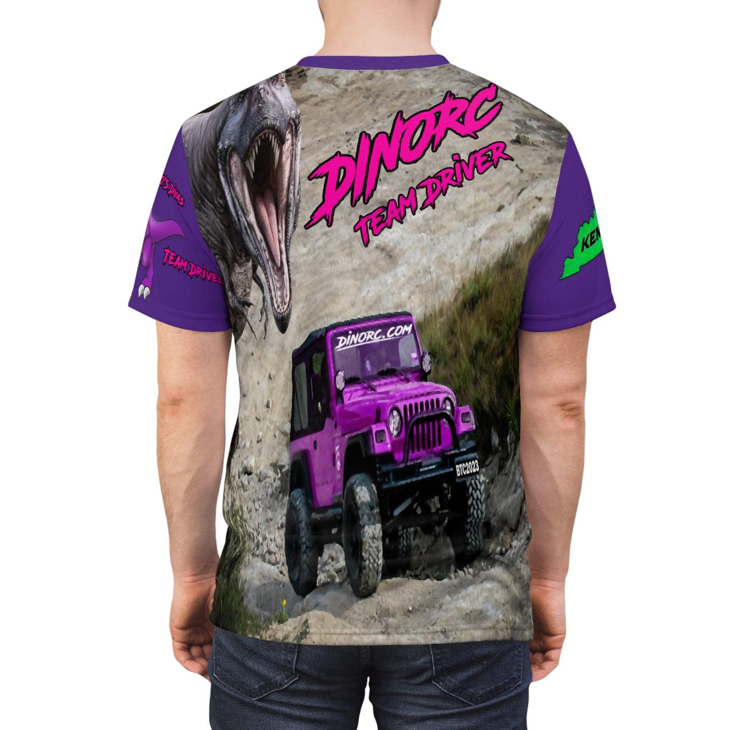 Dino Diva's T Shirt purple Sleeves