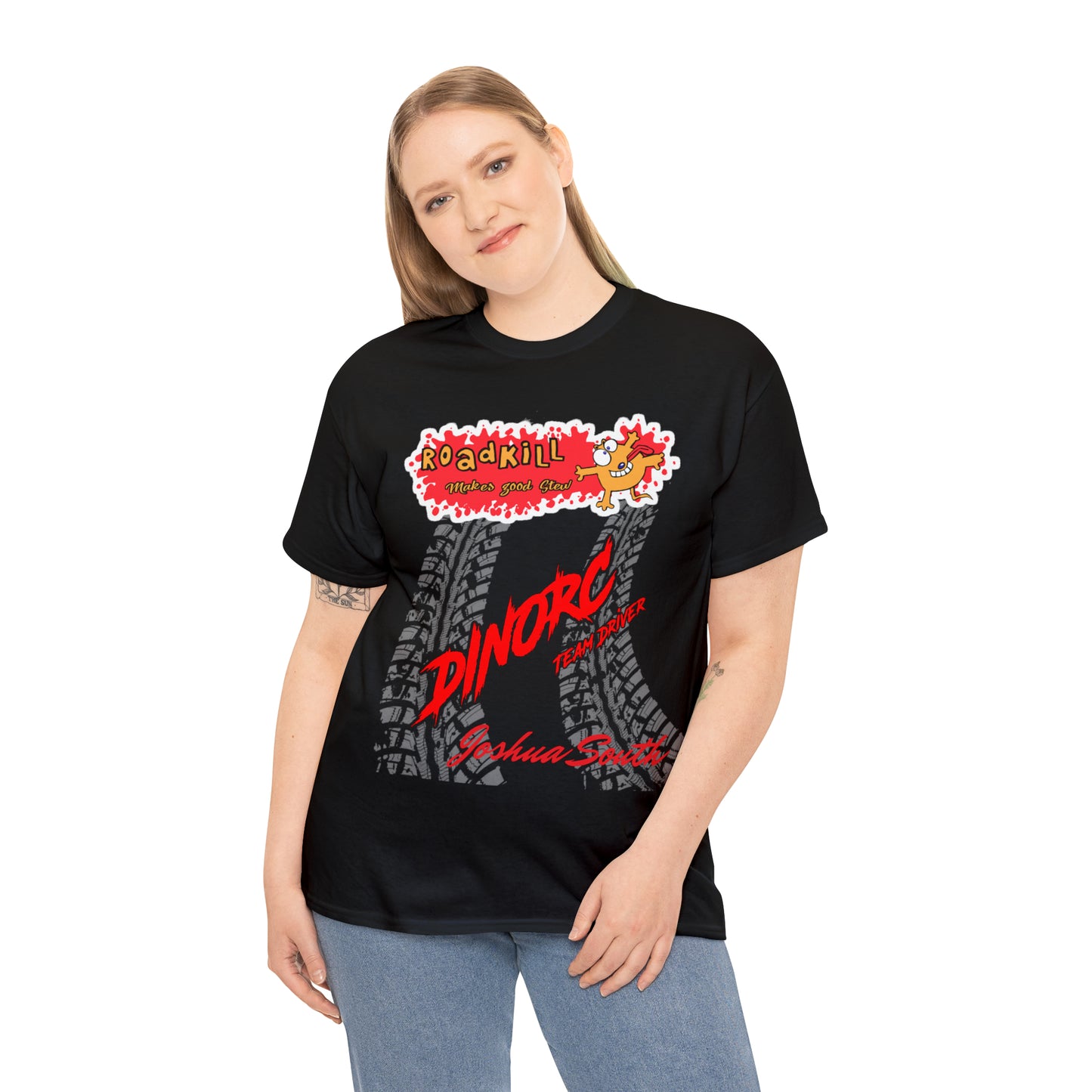 Joshua South of Funny Road Kill DinoRC Logo T-Shirt S-5x