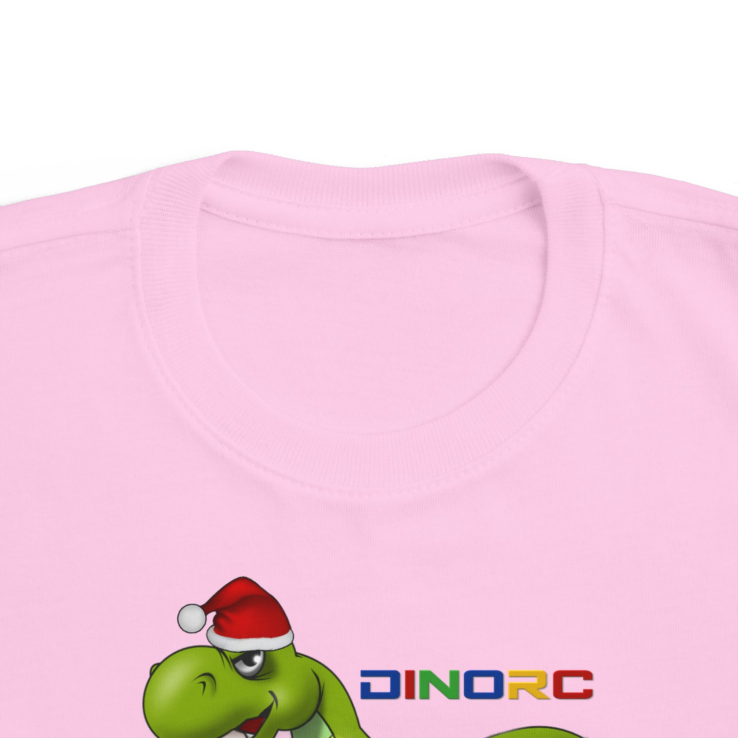 Merry Christmas DinoRC Christmas Toddler's Fine Jersey Tee