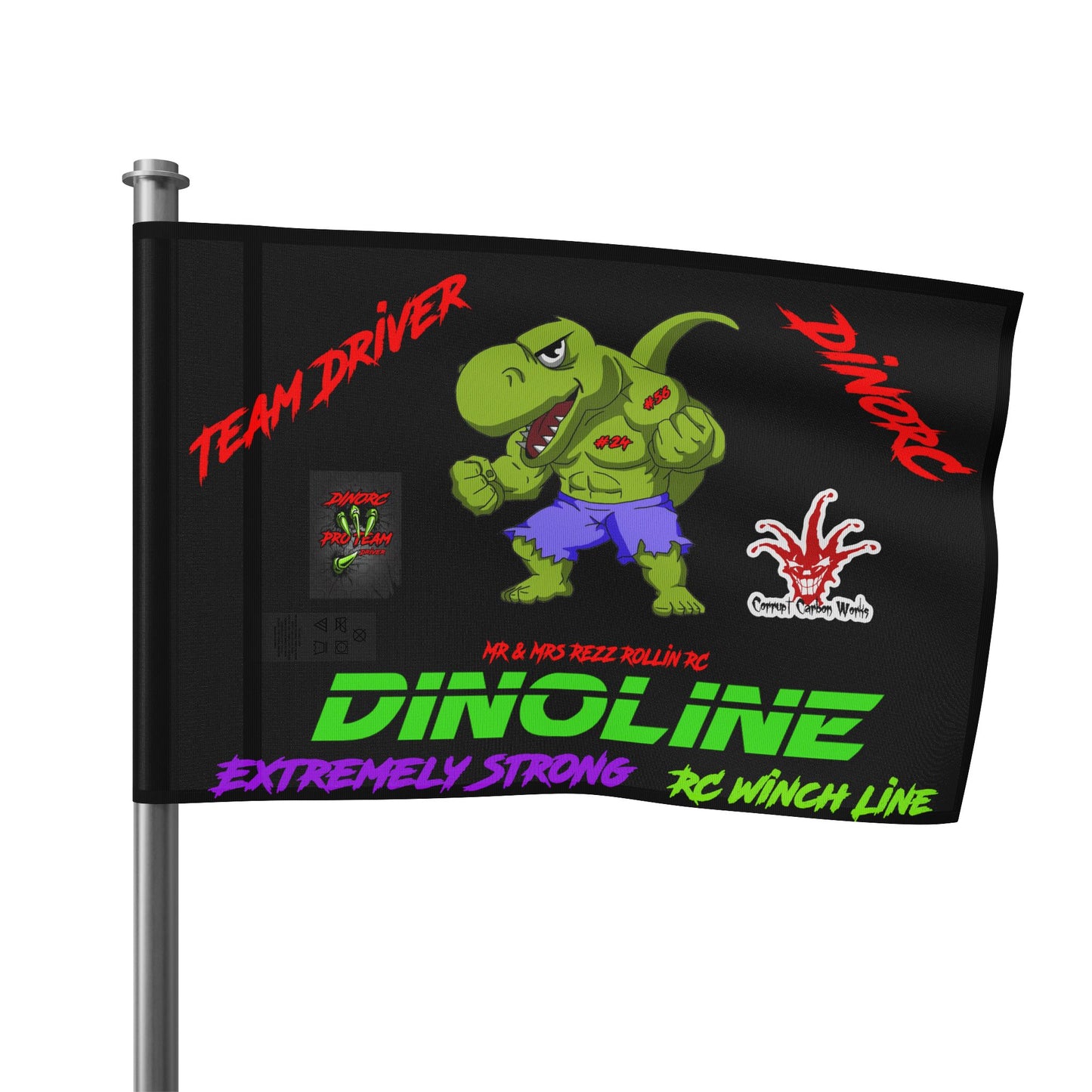 Rezz Rollin RC Team driver Flag