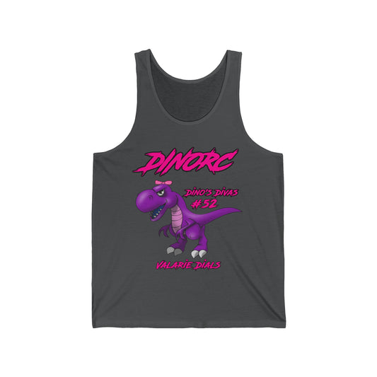 Valerie Dials Dino's Divas DinoRC Logo Jersey Tank Top