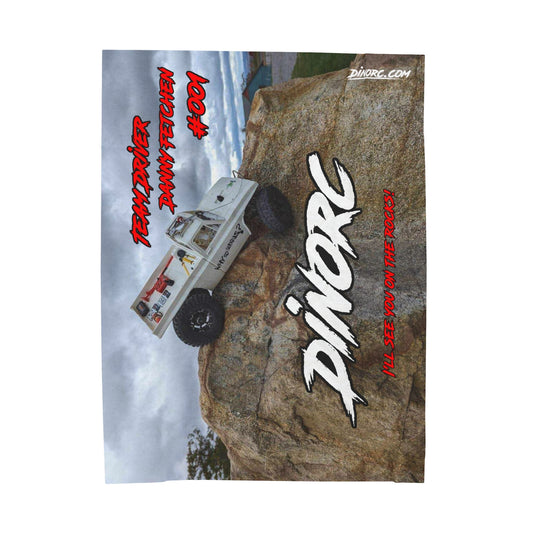 Dan Fetchen TeamDriver DinoRC Velveteen Plush Blanket