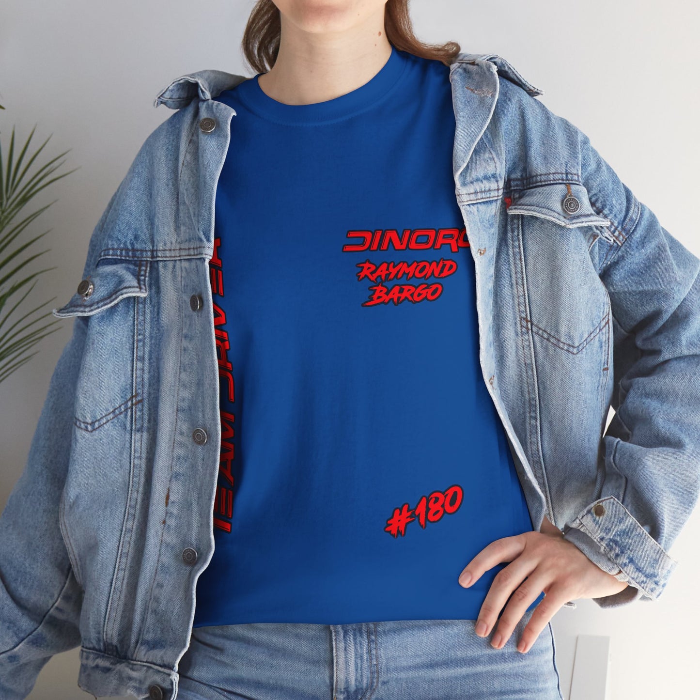 Raymond Bargo Front and Back DinoRc Logo T-Shirt S-5x 5 colors