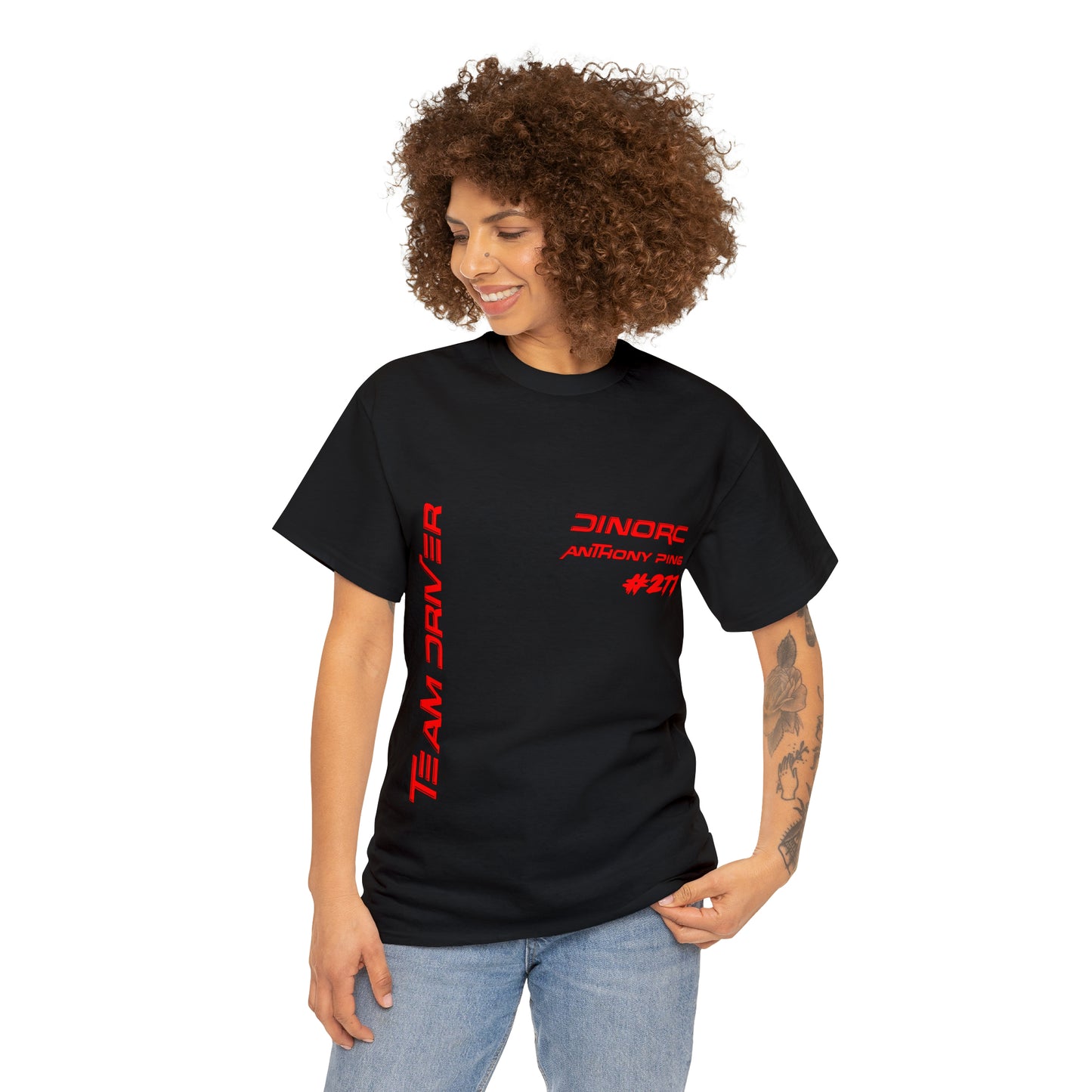Anthony Ping Team Driver DinoRc logo Front and Back DinoRc Logo T-Shirt S-5x 5 colors
