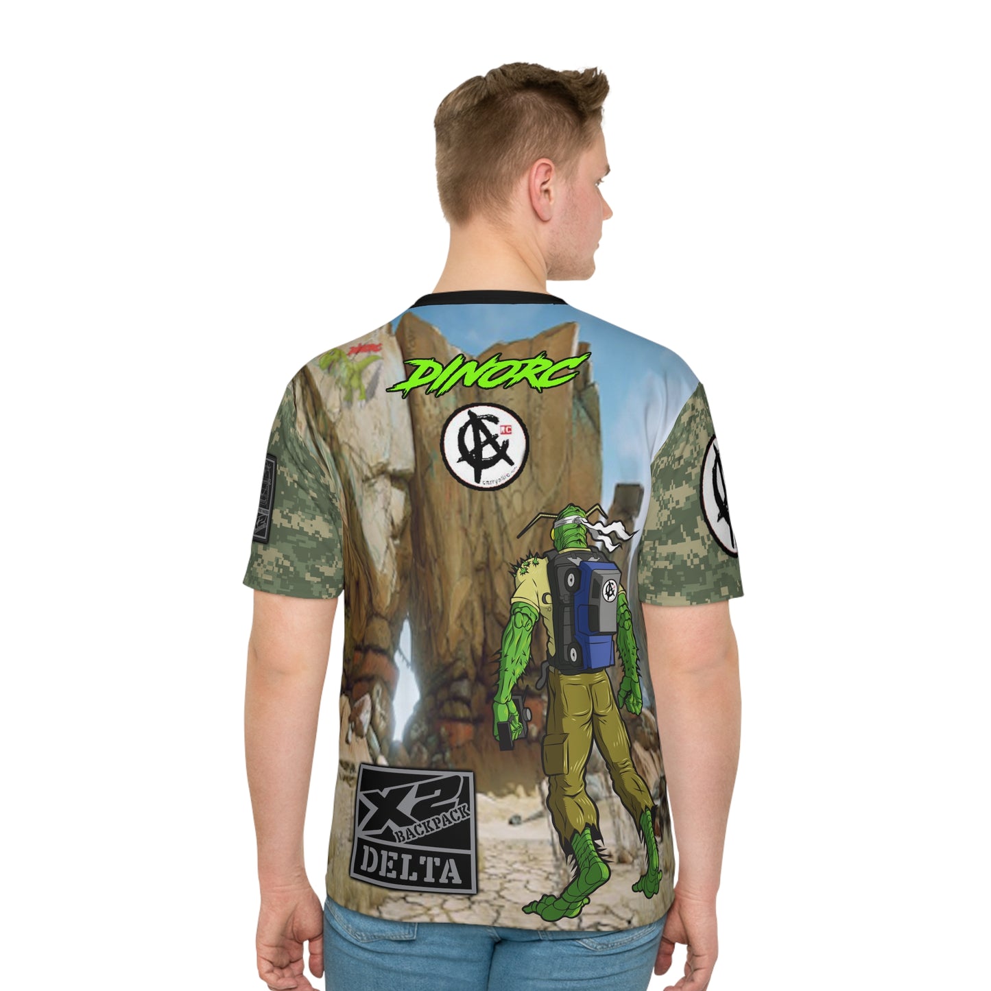 DinoRC and Carry ALL RC Men's Loose T-shirt (AOP)