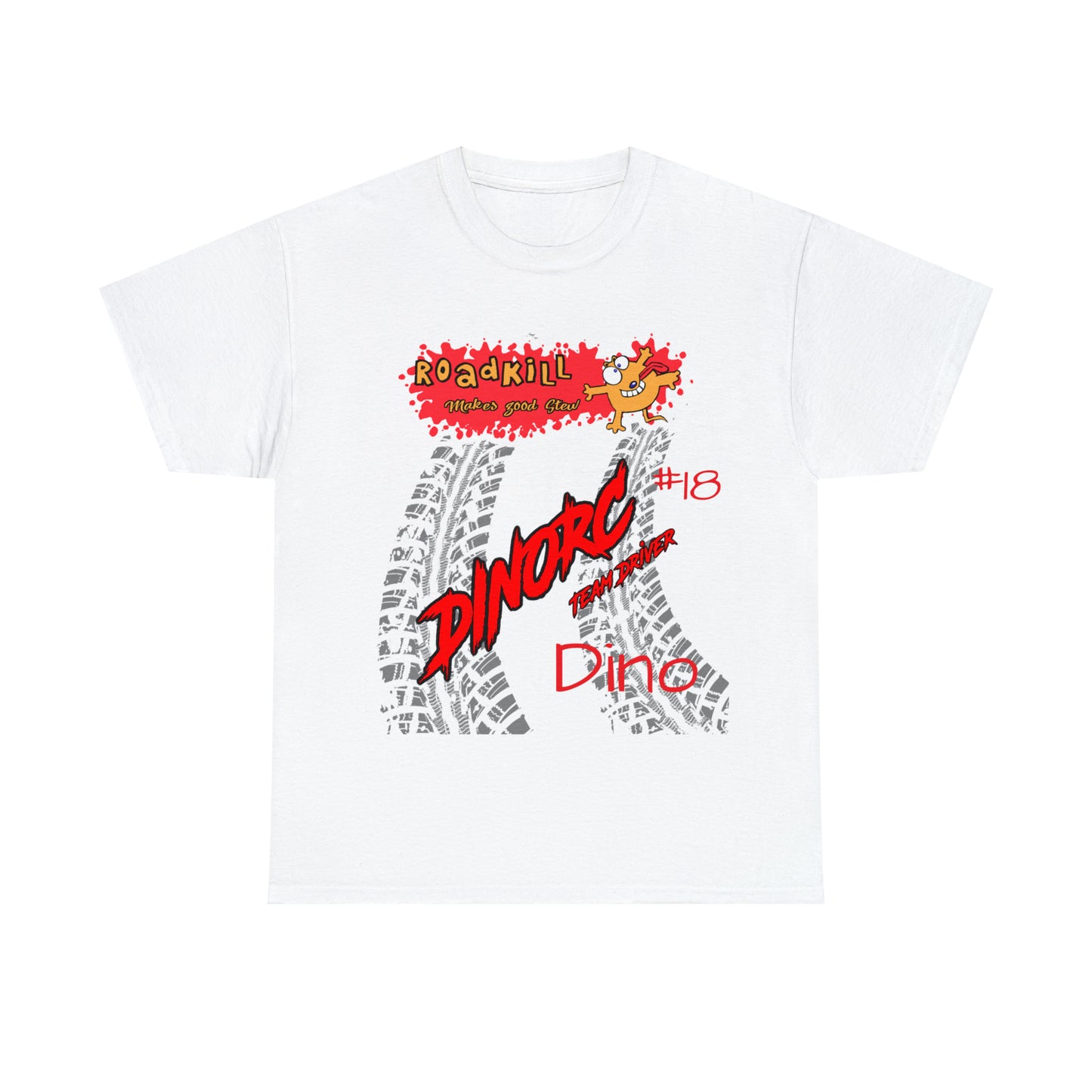 DINO's #18 Road Kill DinoRC Logo T-Shirt S-5x