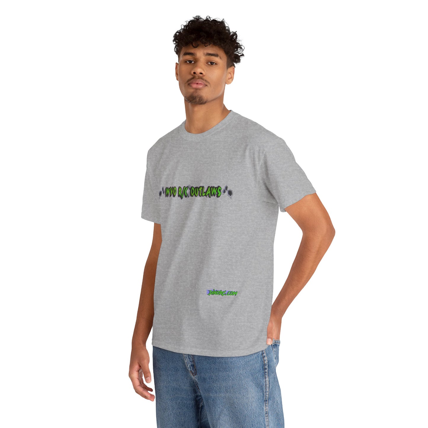 WYO R/C OUTLAWS DinoRc Logo T-Shirt S-5x Black Green