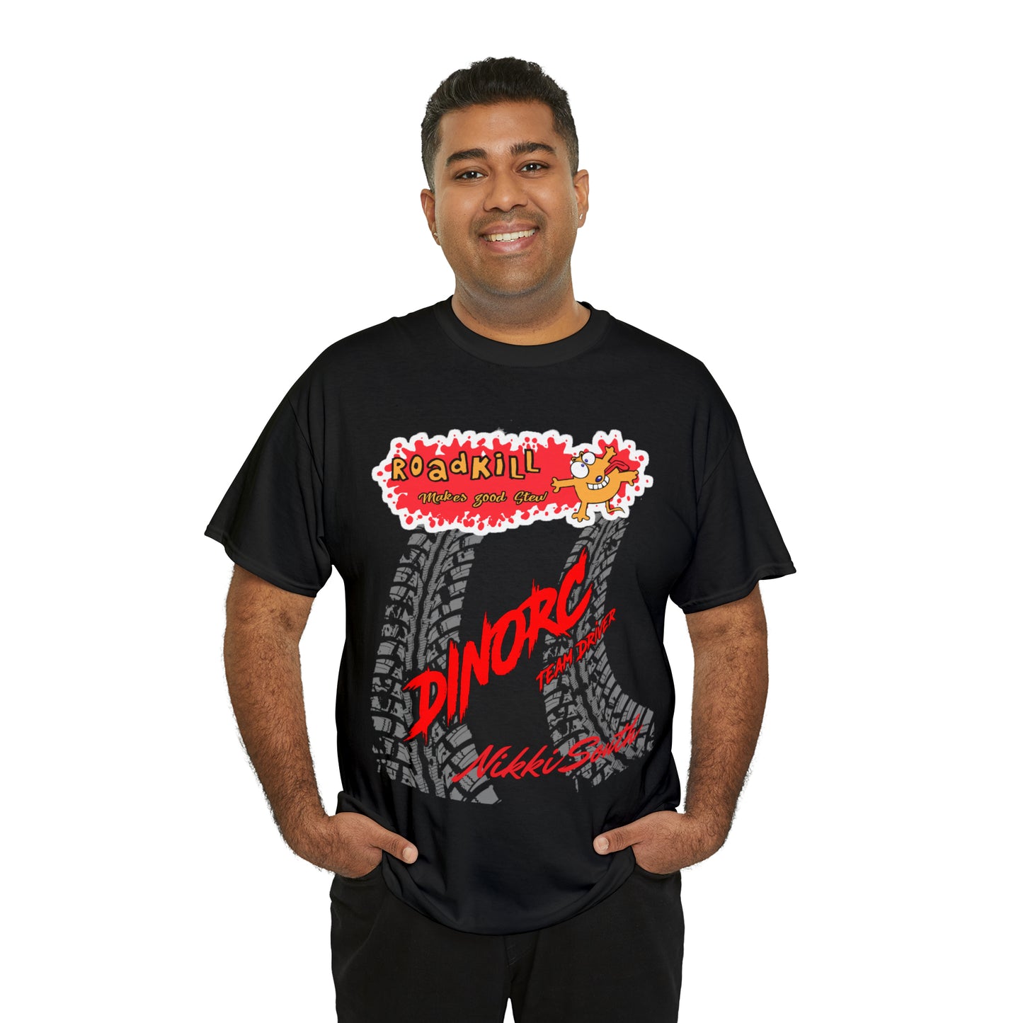 Funny Road Kill DinoRC Logo T-Shirt S-5x