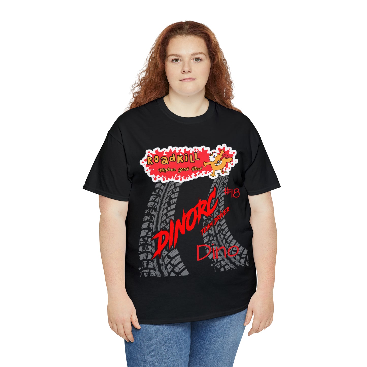DINO's #18 Road Kill DinoRC Logo T-Shirt S-5x