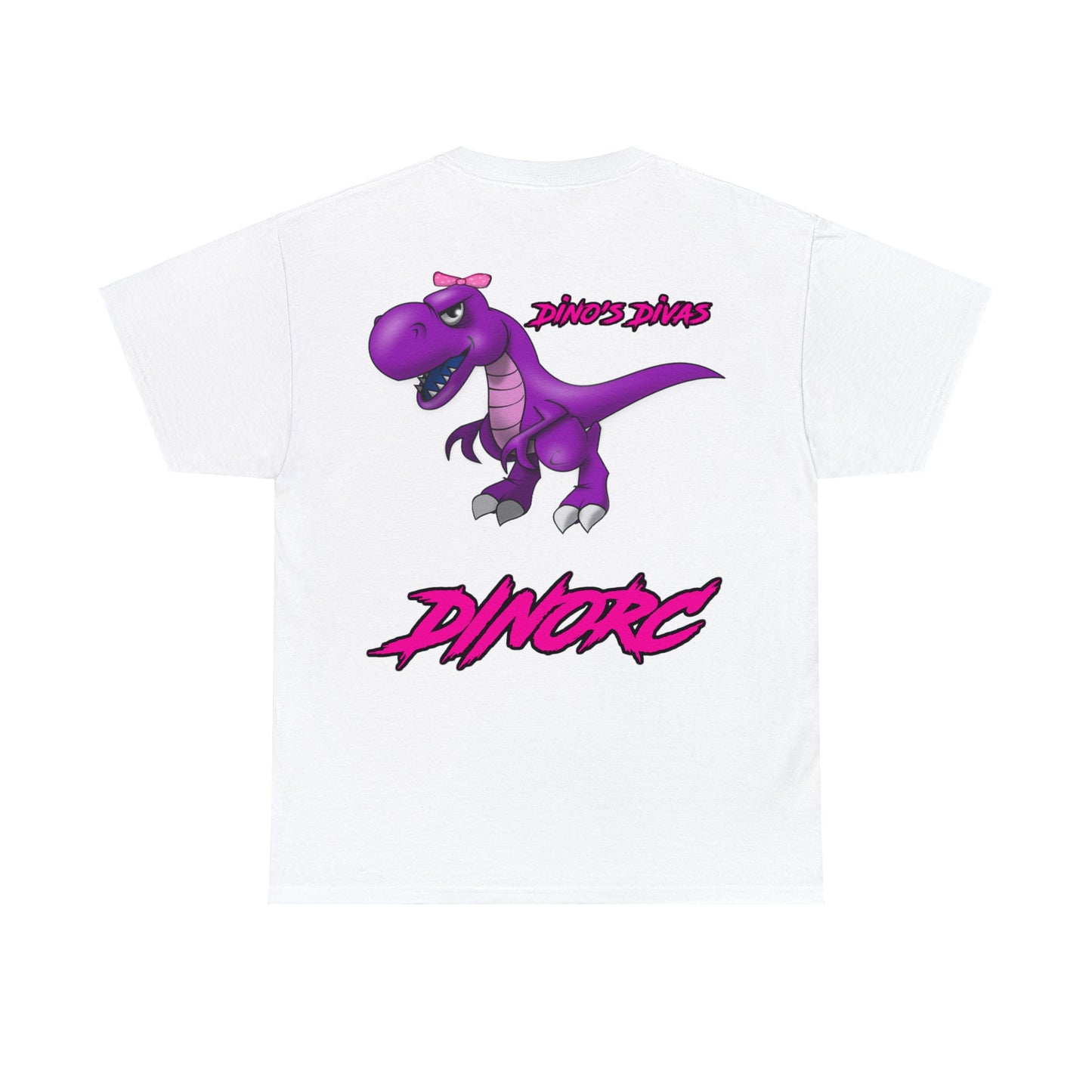 Dino's Divas DinoRc Logo Back of T-Shirt S-5x