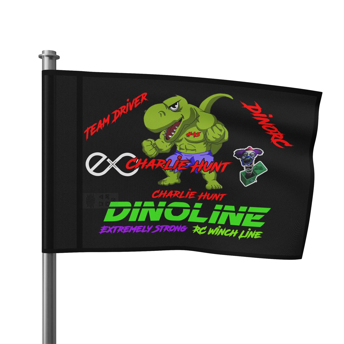Charlie Hunt Team driver Flag